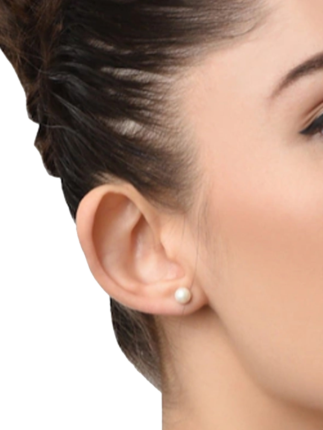 Classic Artifical Pearl White Ear Studs