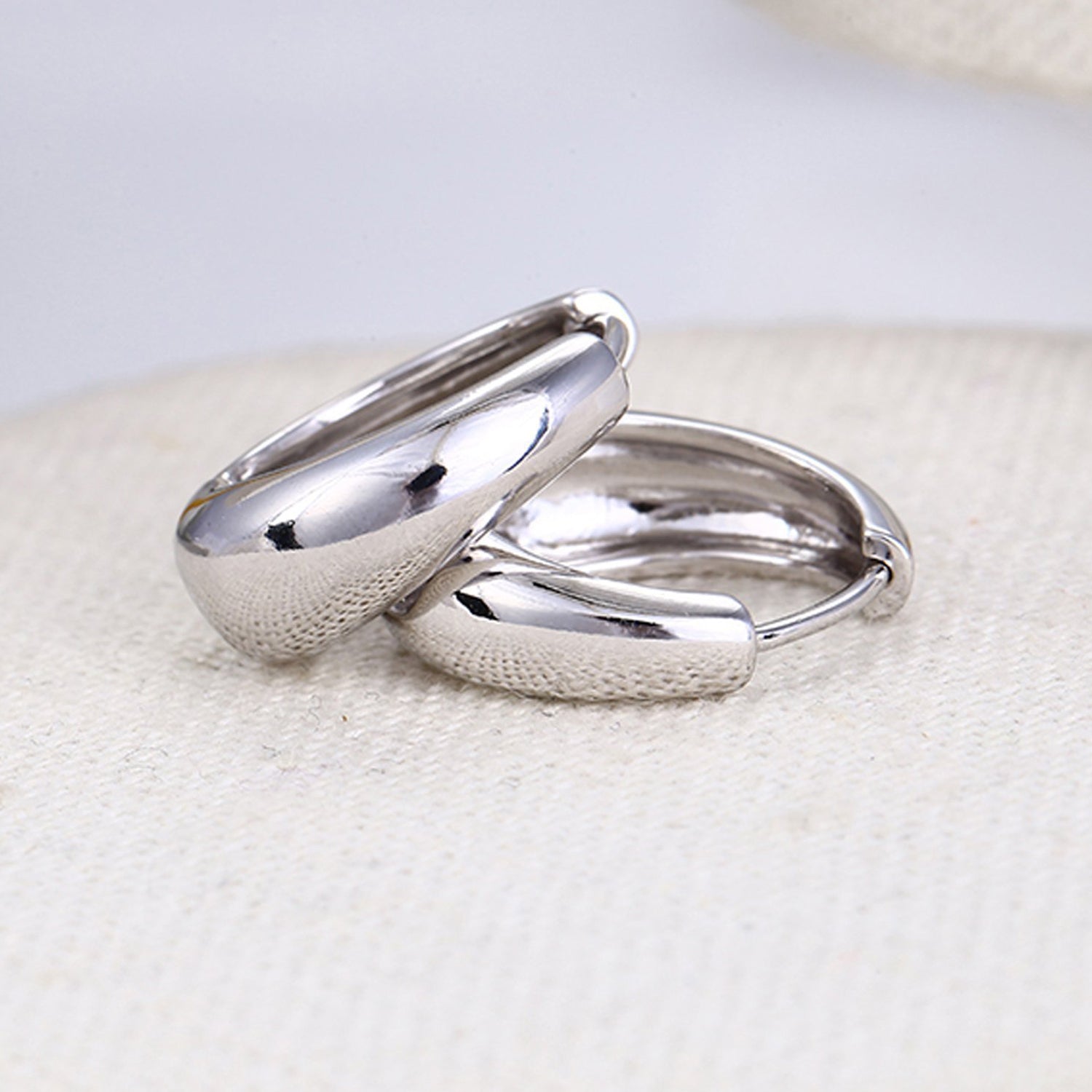 Bollywood Styled Piercing Kaju Bali / Hoop Pair of Mens Earrings