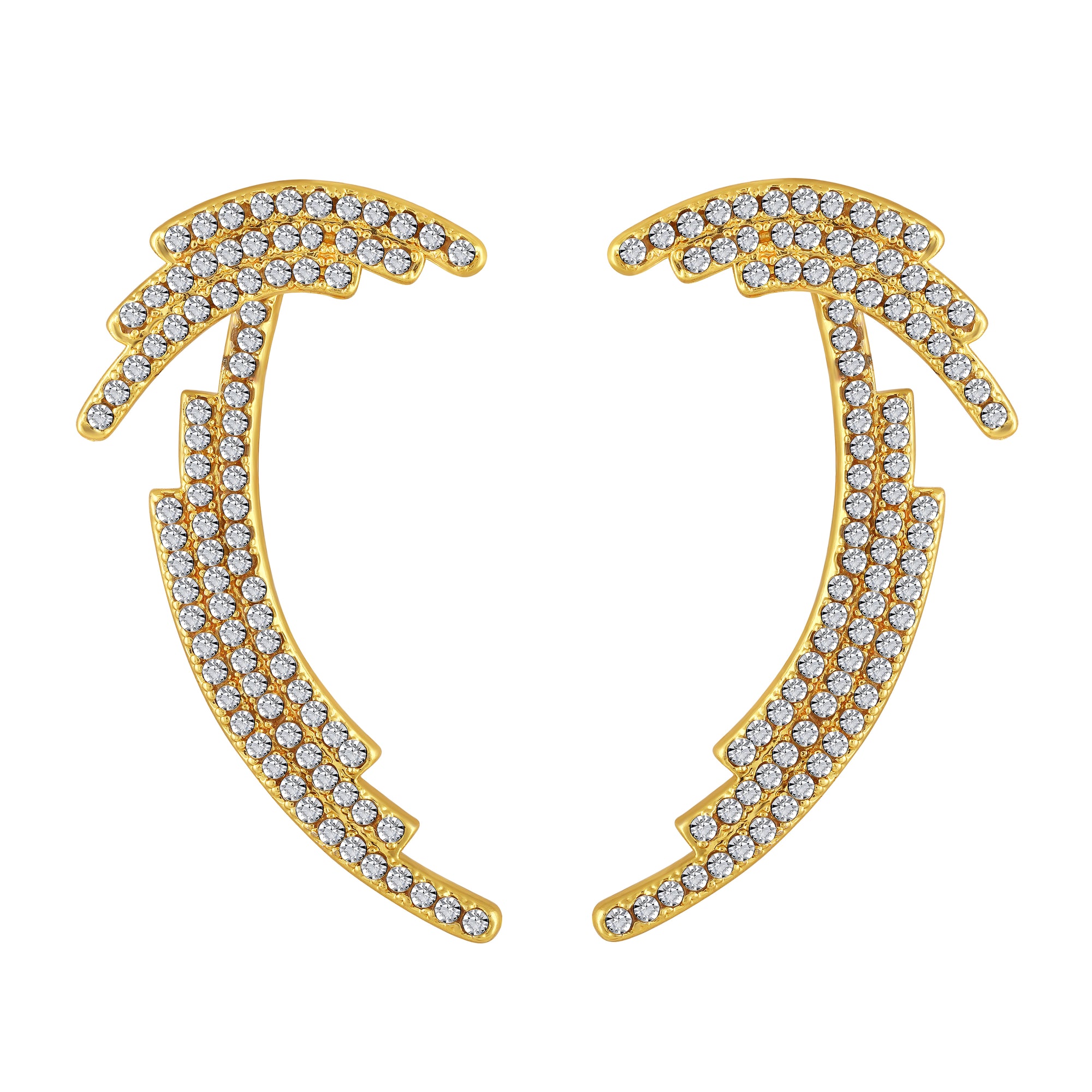 Triple Line Dangler Earrings