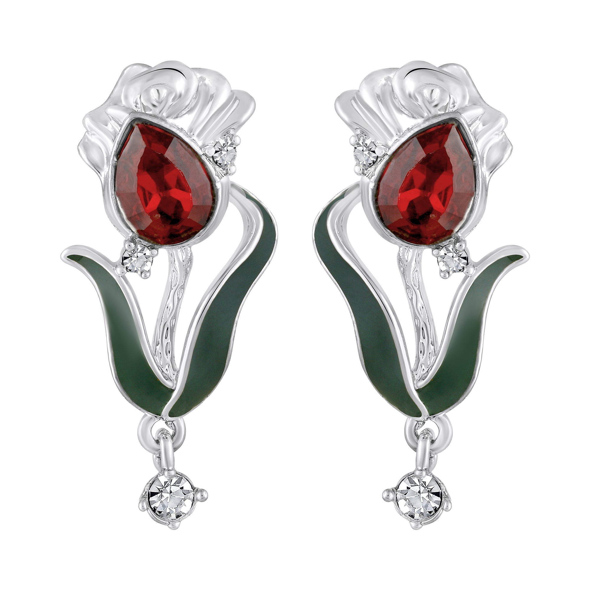 Small and Cute Trendy Drop Earrings with Meenakari Work