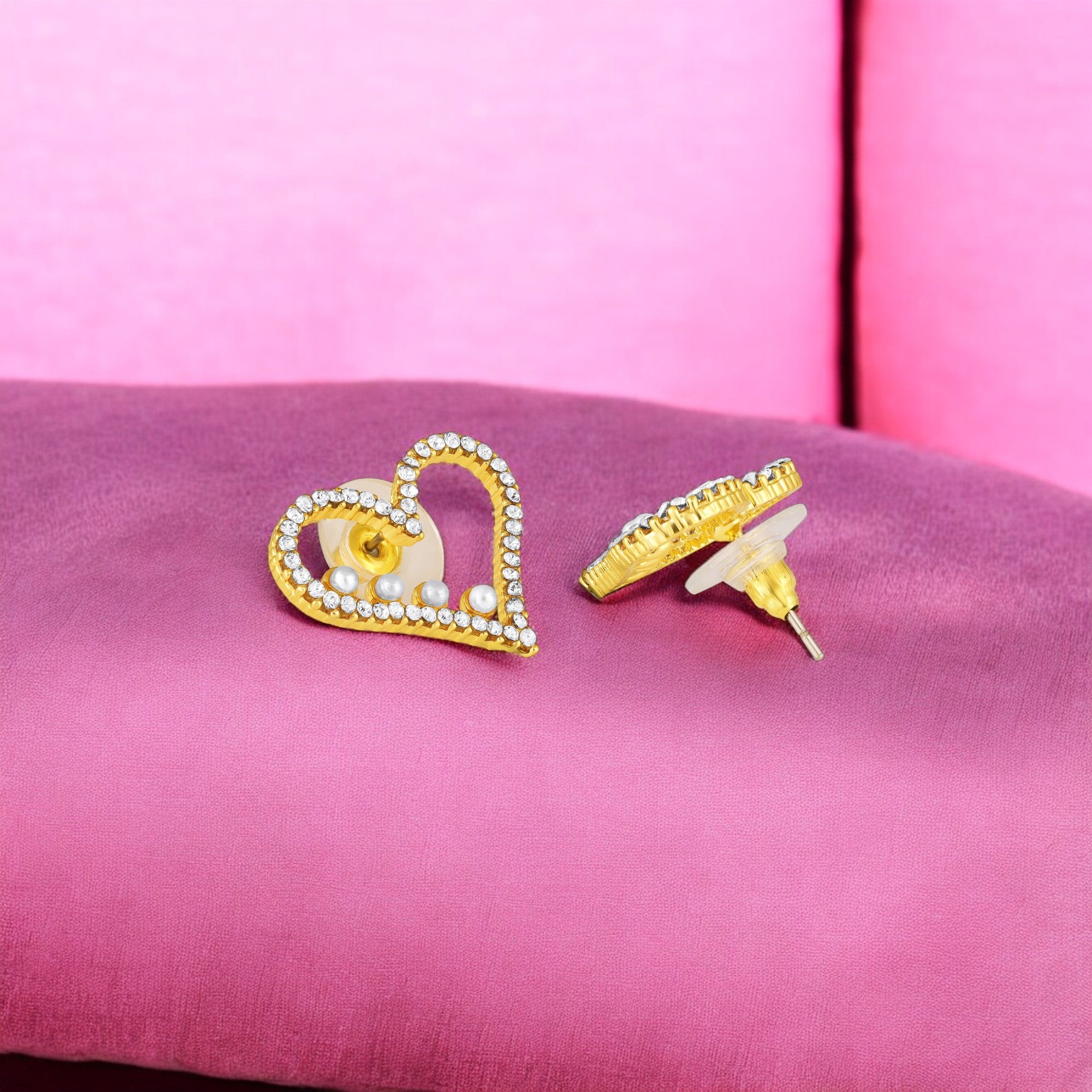 Cute Heart Stud Earrings