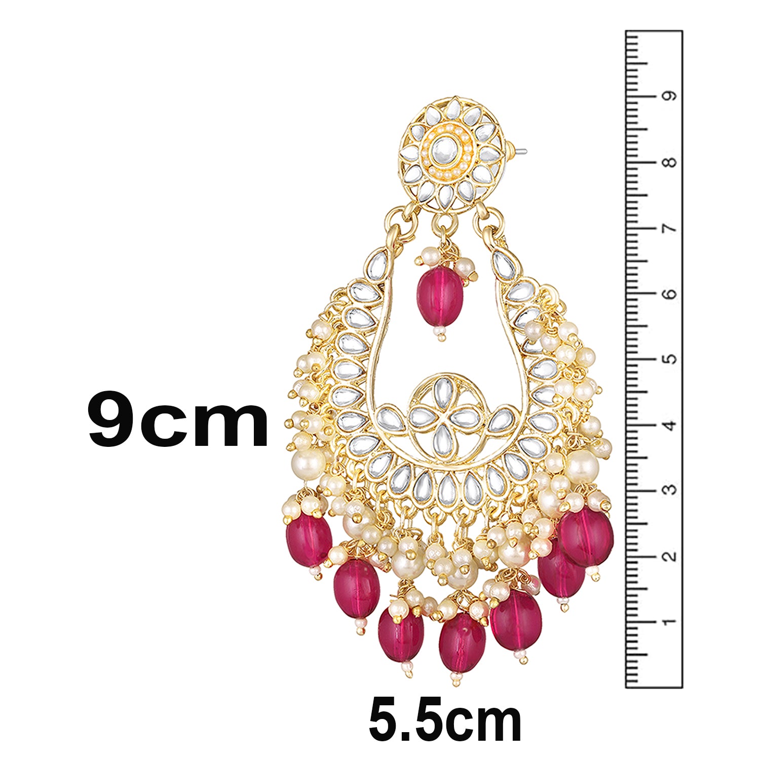 Peacock-Shaped Ethnic Dangler Meenakari Earrings