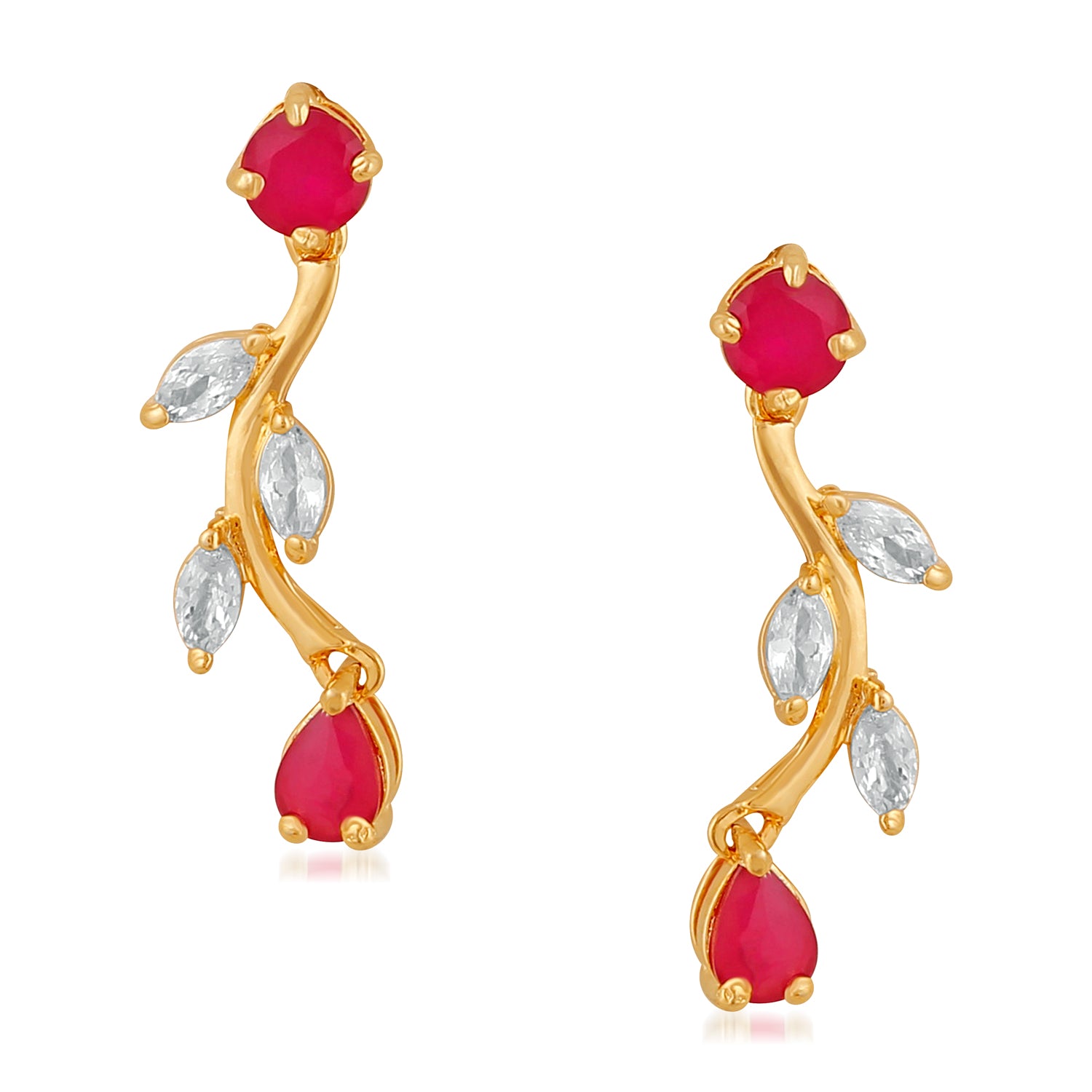 Leaf Inspired Mini Dangler Earrings