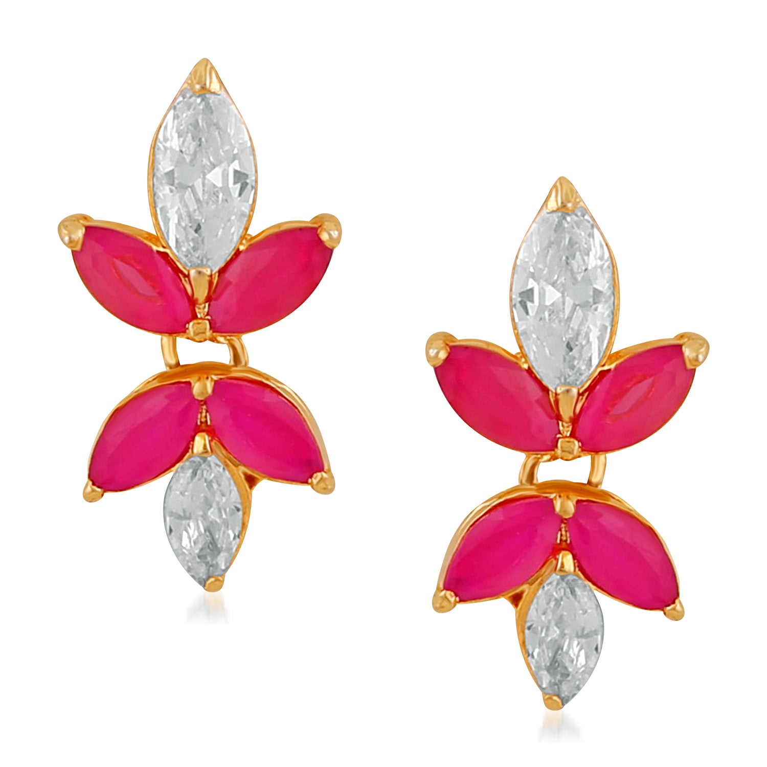 Red Statement Earrings