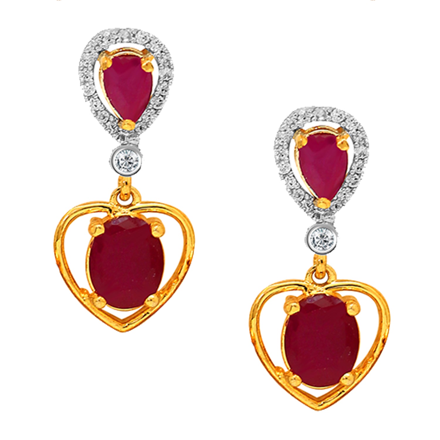 Fantastic Ruby Earrings
