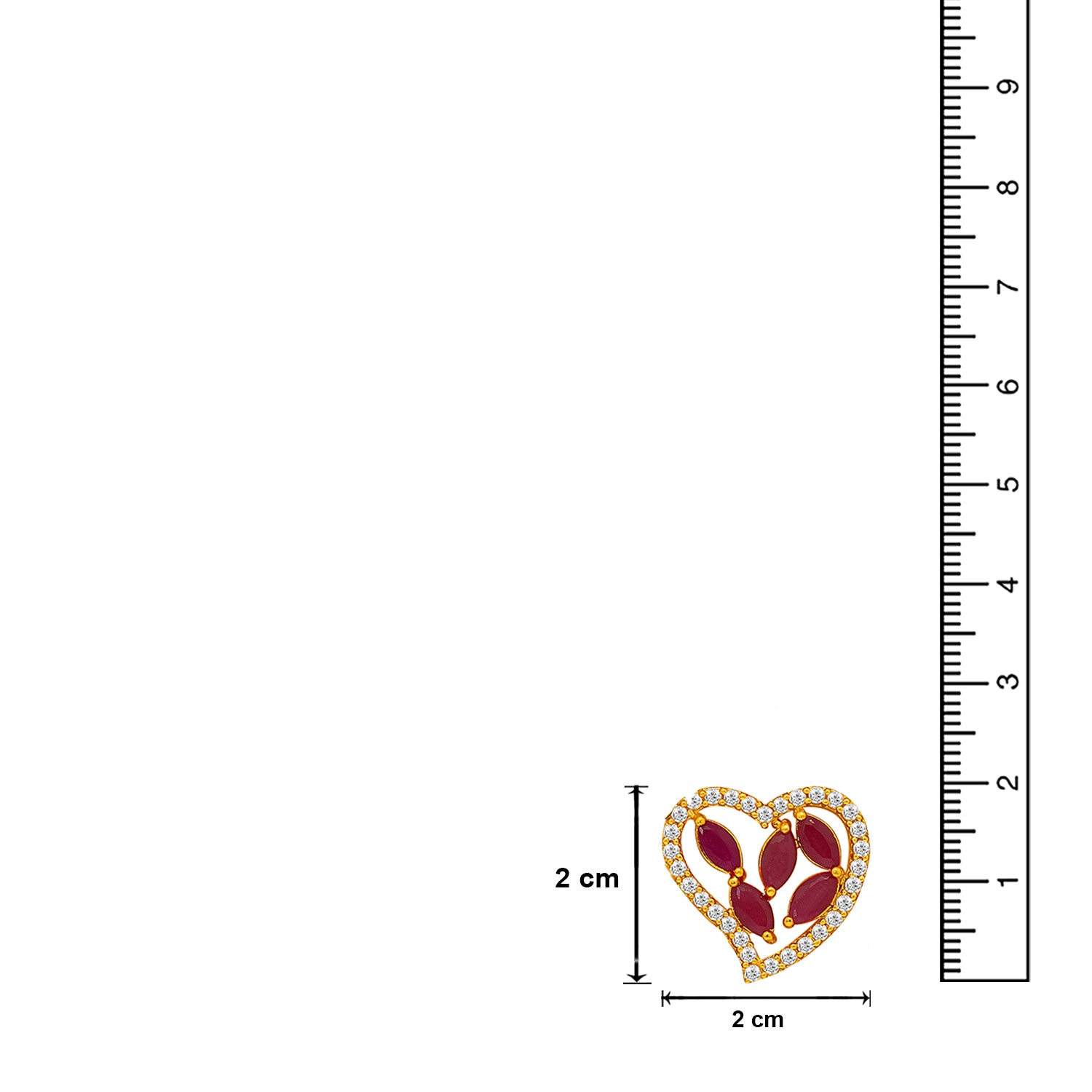 Curvy Heart Earrings