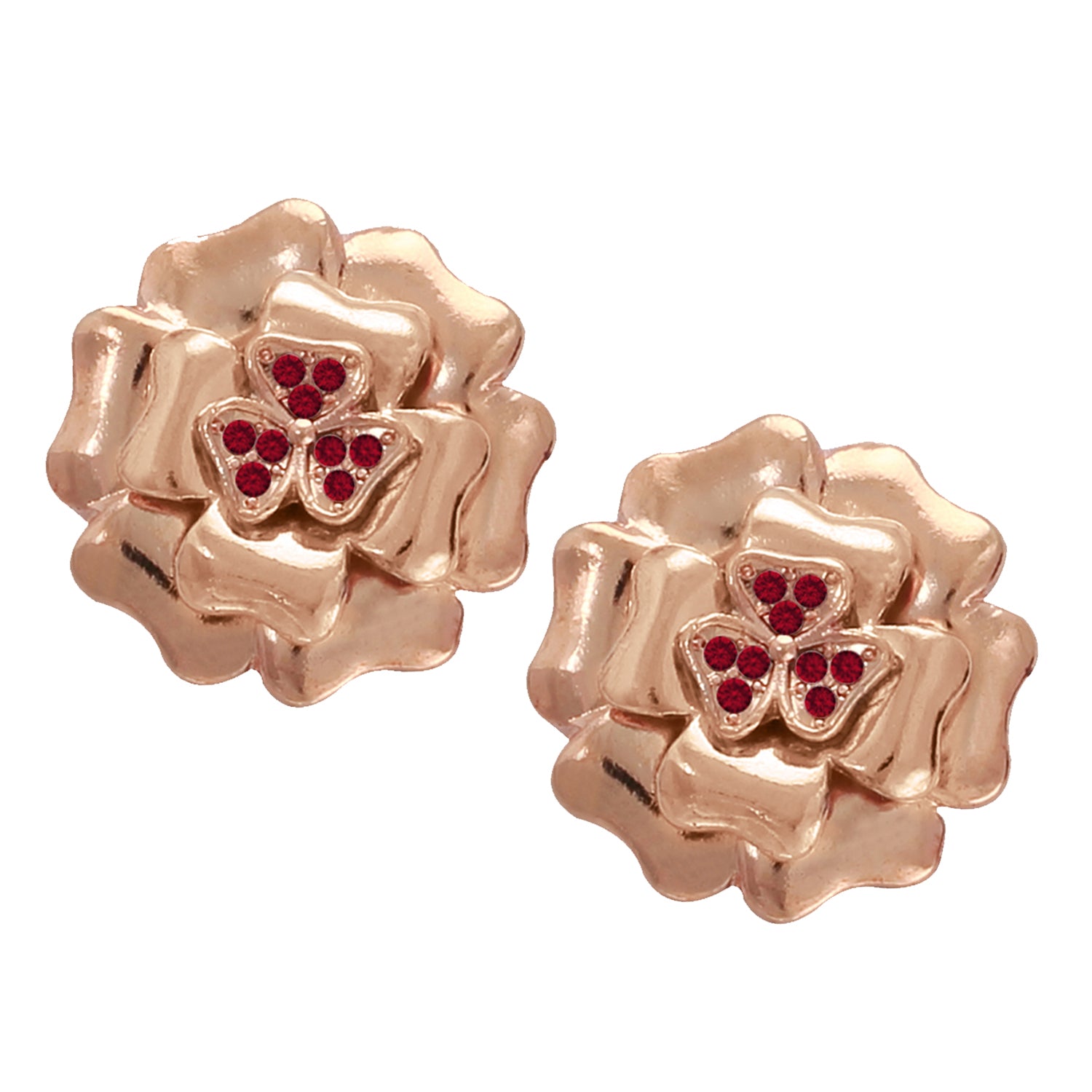 Floral Heart Earrings