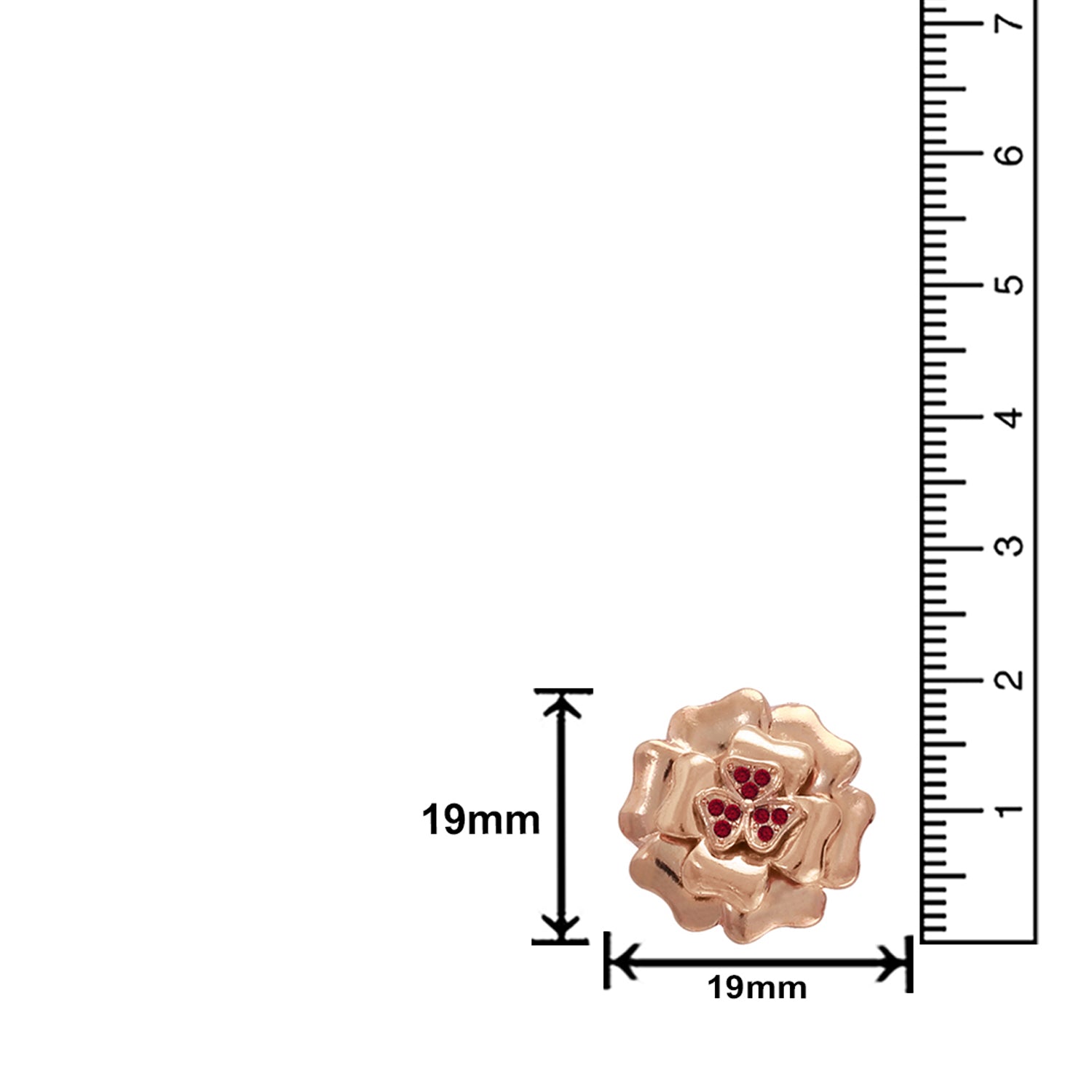 Floral Heart Earrings