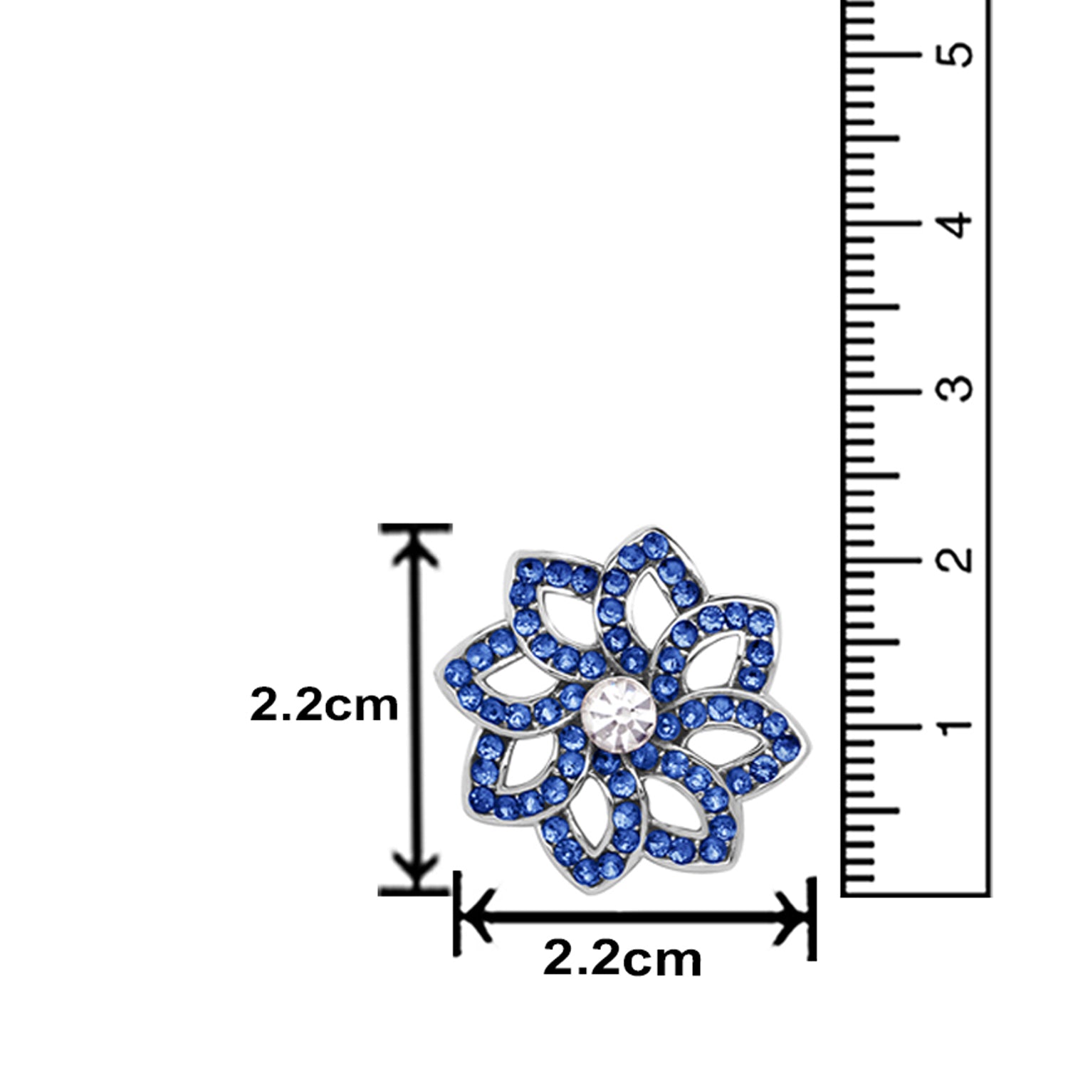 Classic Floral Love Stud Earrings