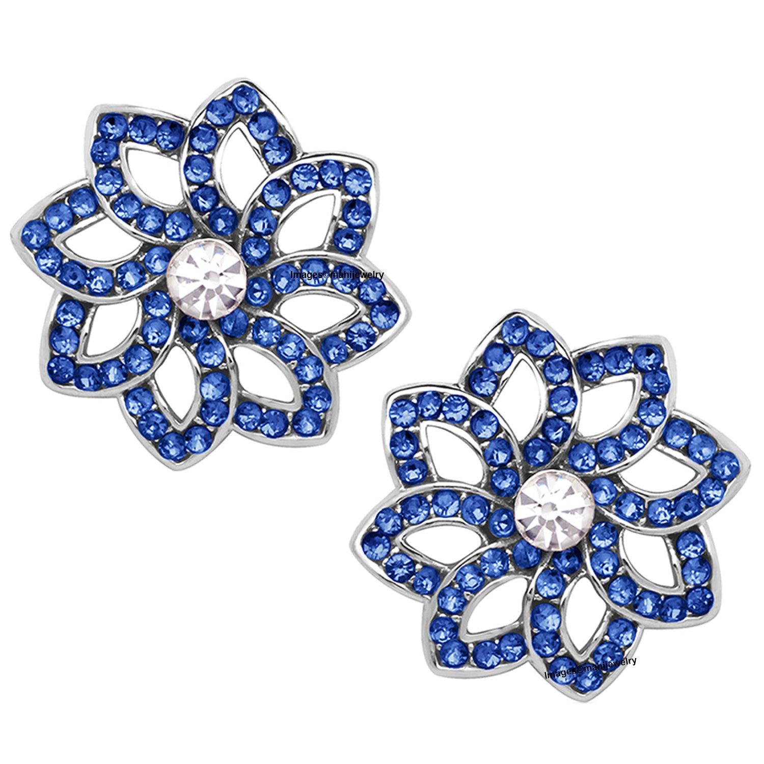 Classic Floral Love Stud Earrings
