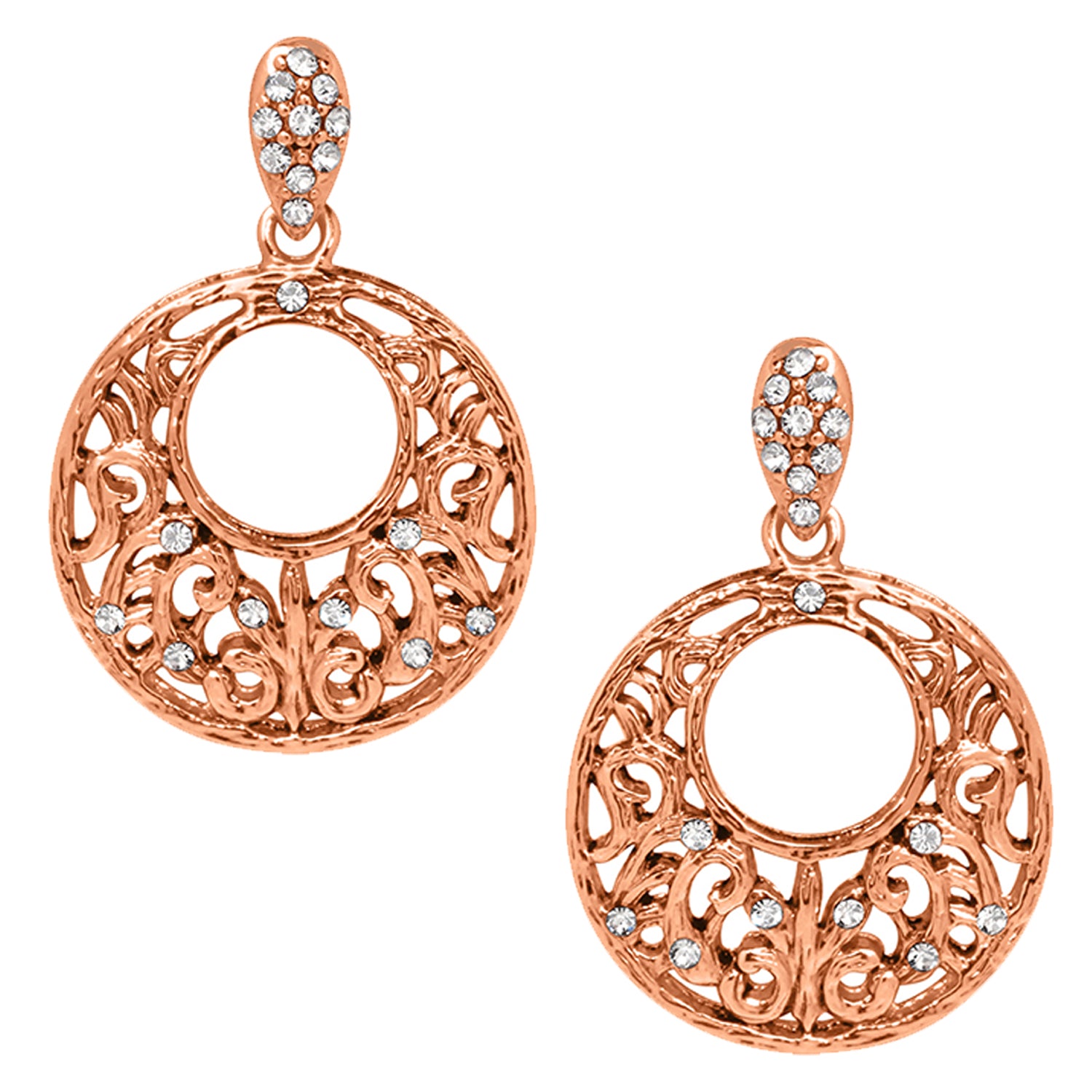 Circular Dangler Earrings