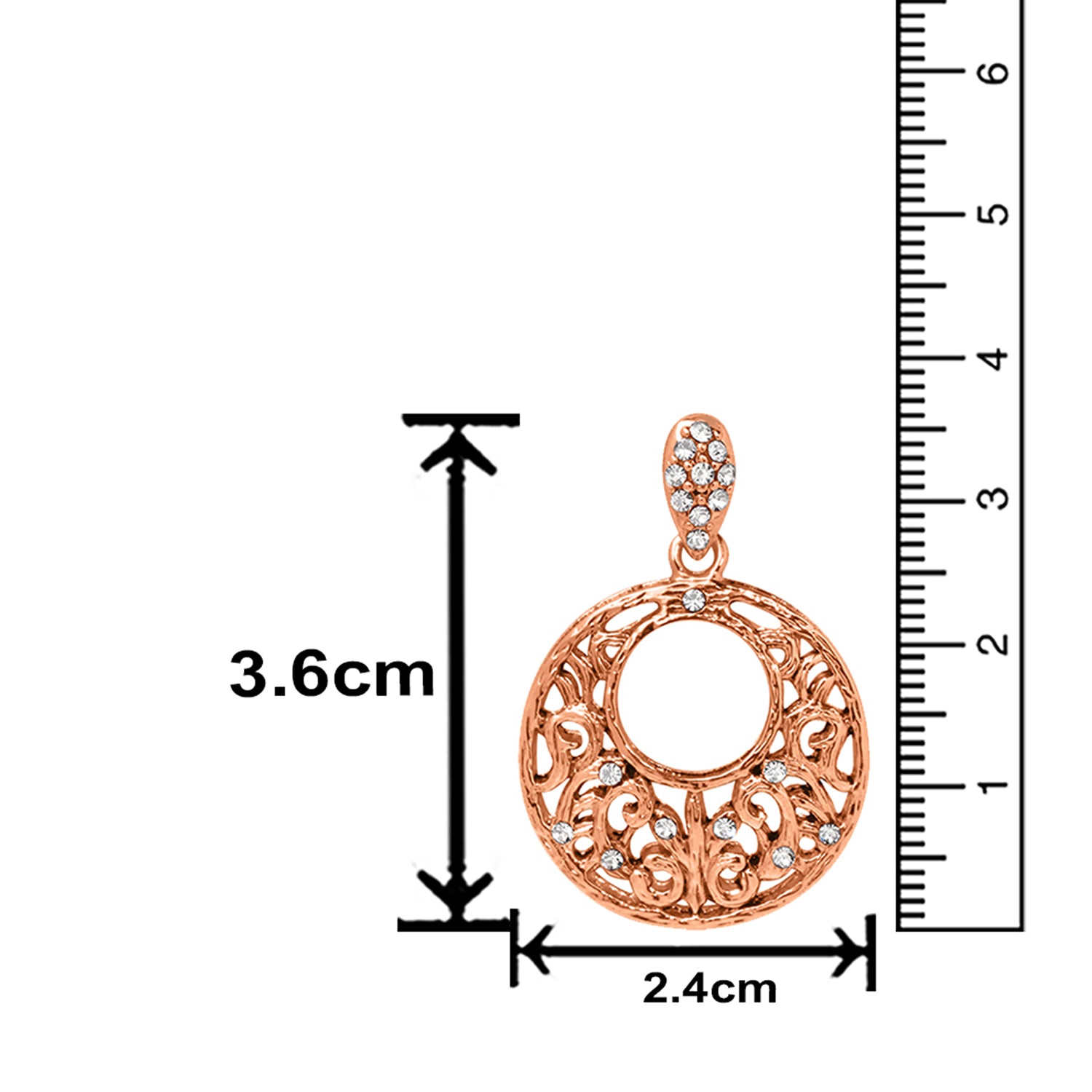 Circular Dangler Earrings