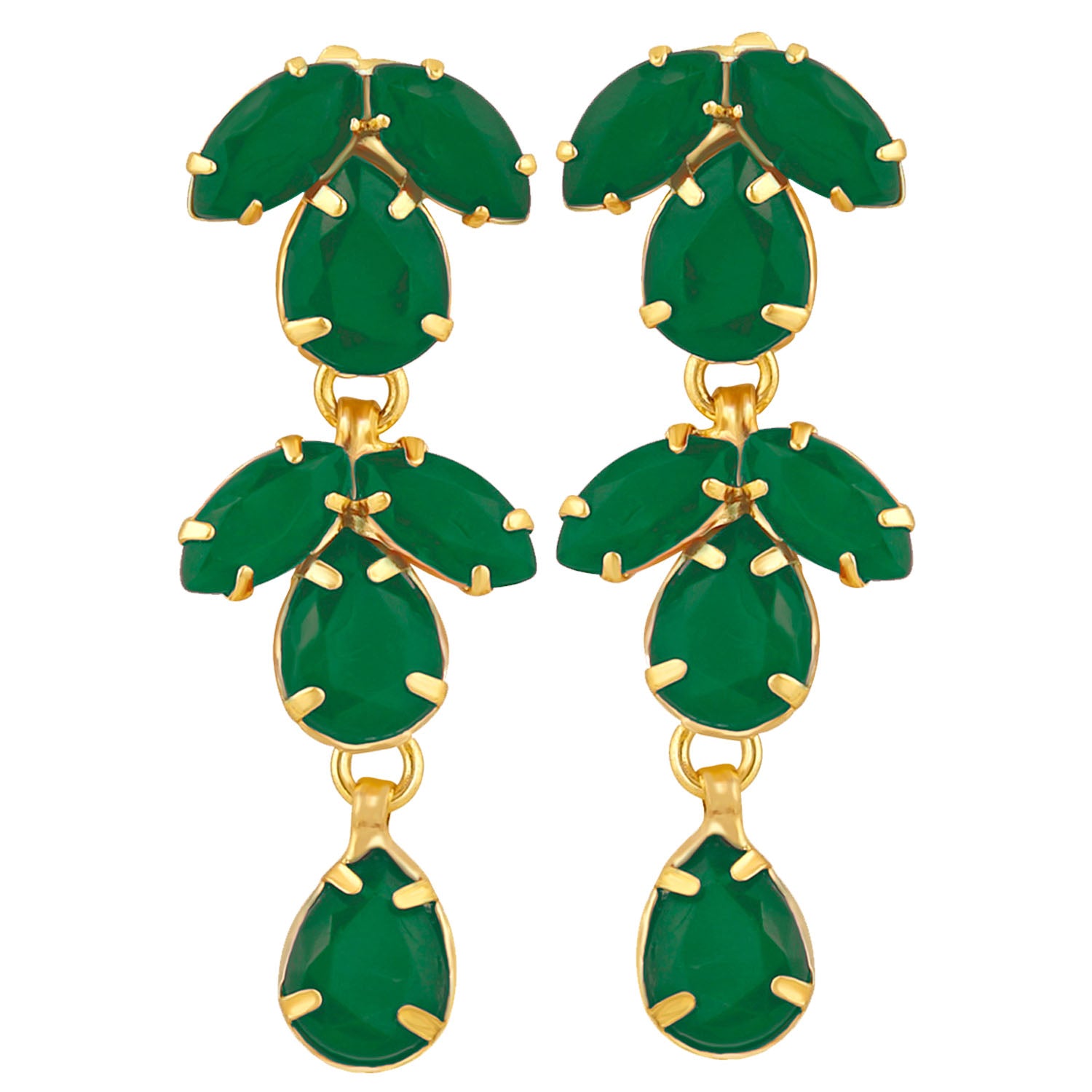 Elegant Designer Crystal Earrings