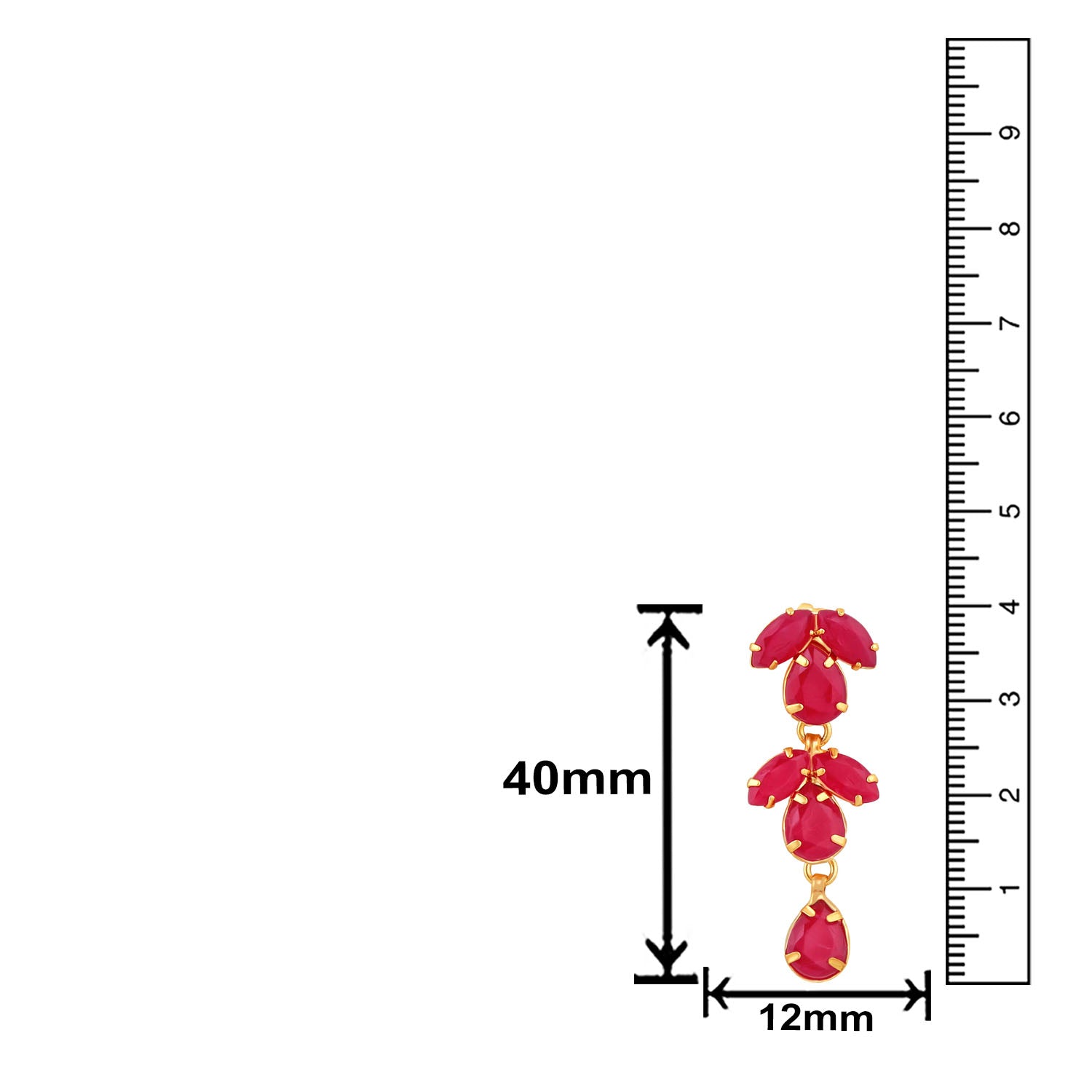 Elegant Designer Crystal Earrings