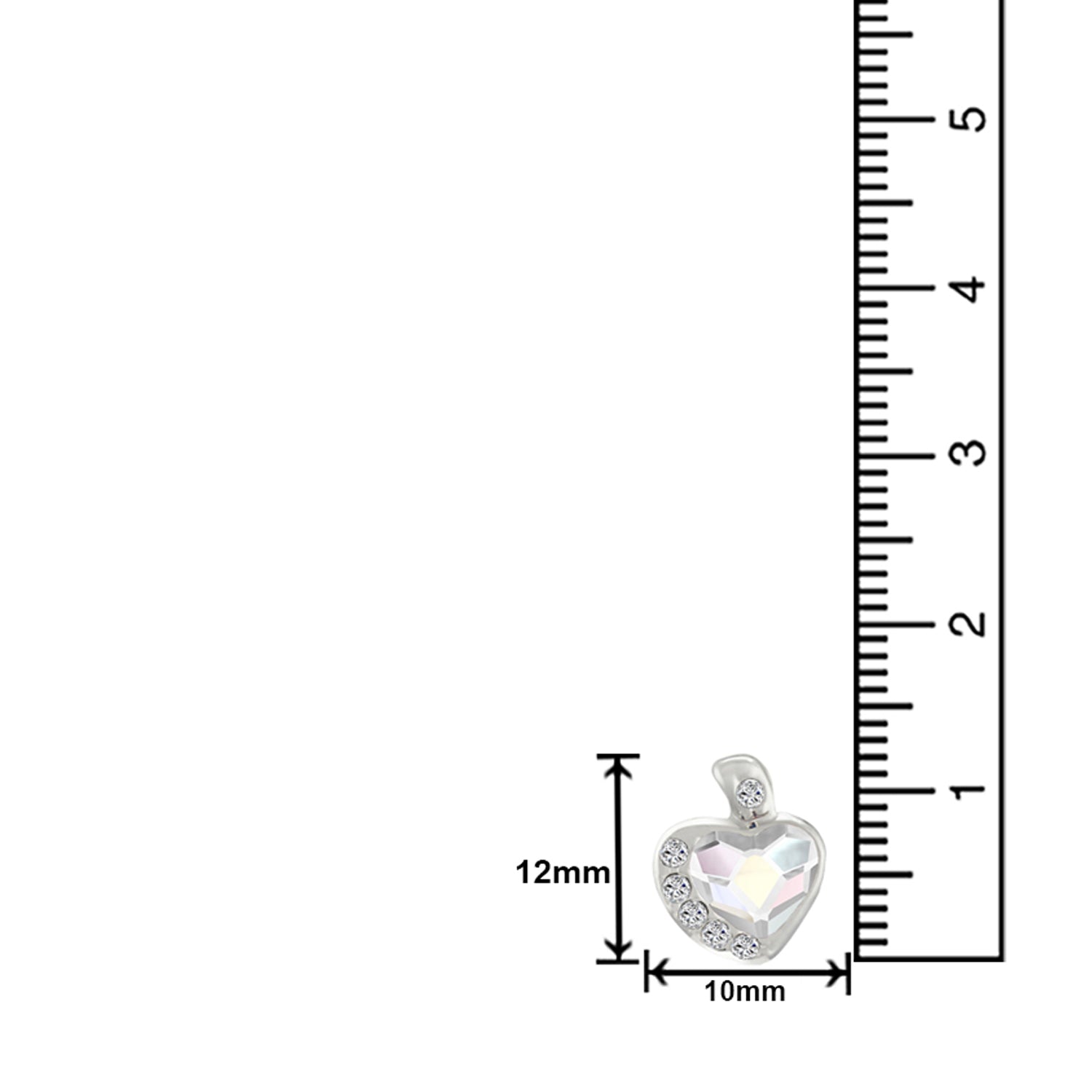 Valentine Gift Fushia Purple Heart Earrings with Cubic Zirconias