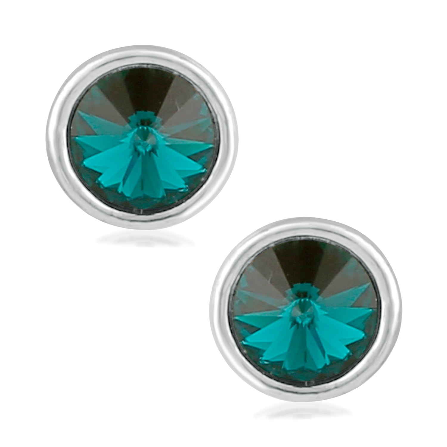 Sparkling Solitaire Cubic Zirconia Earrings