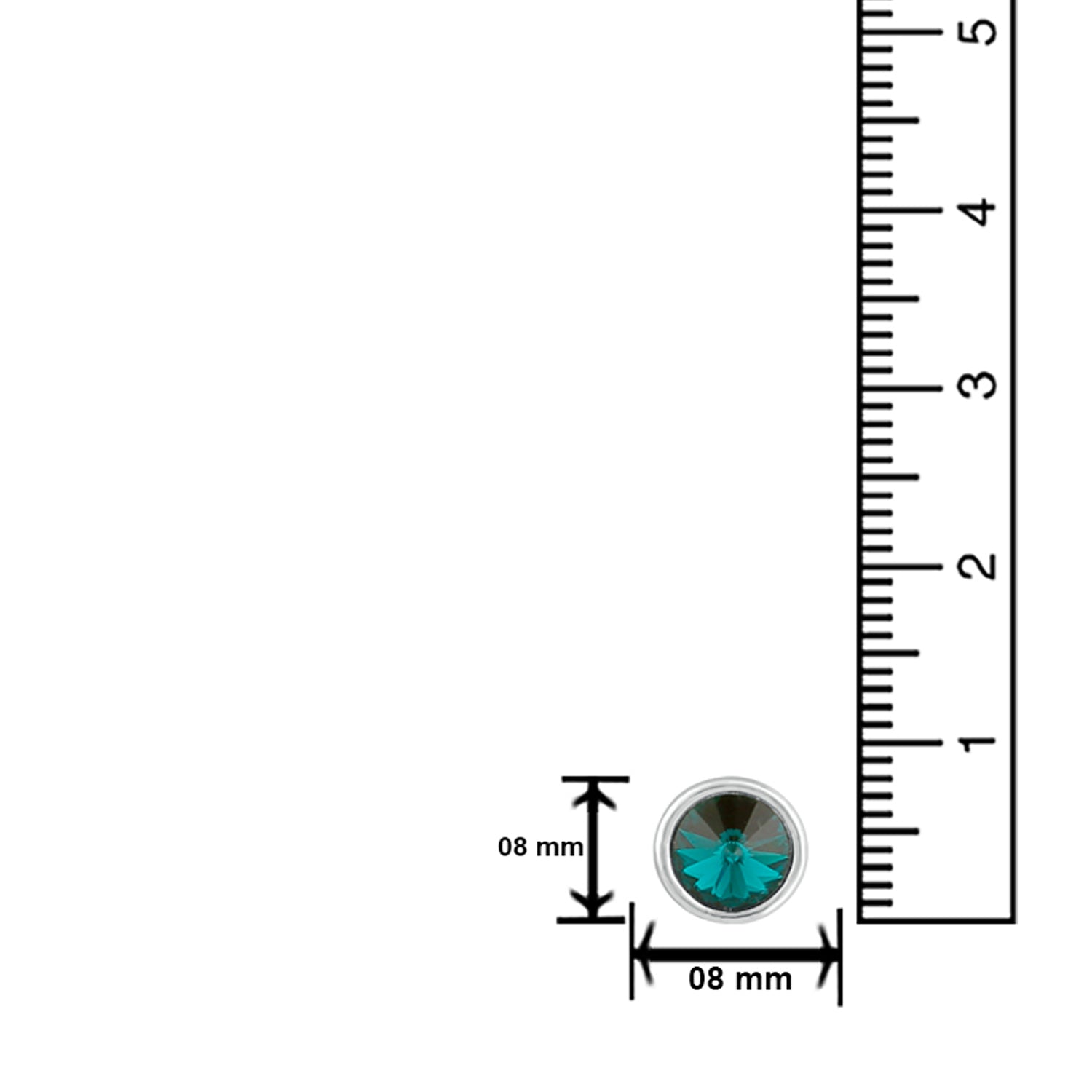 Sparkling Solitaire Cubic Zirconia Earrings