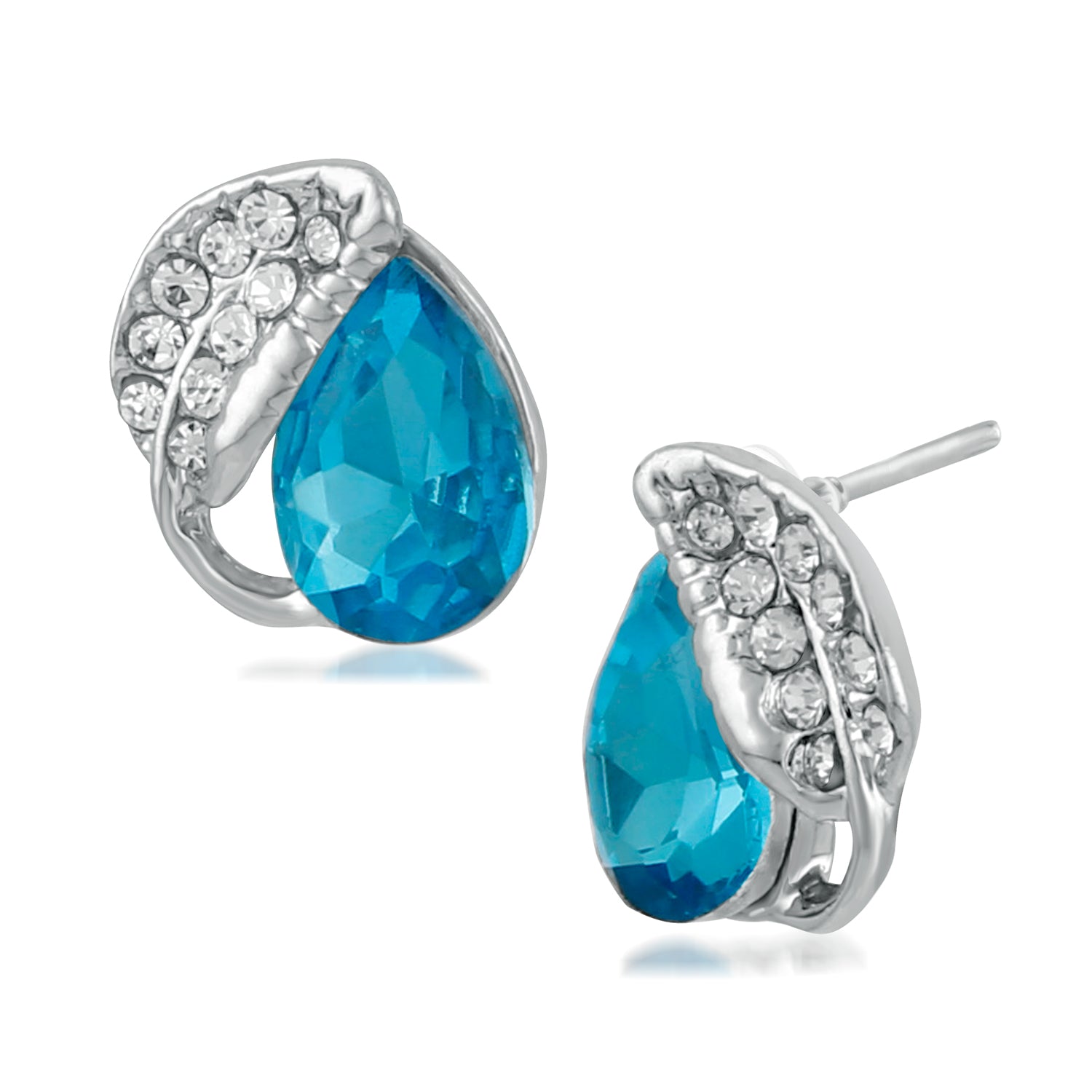 Tear Drop Crystal Earrings