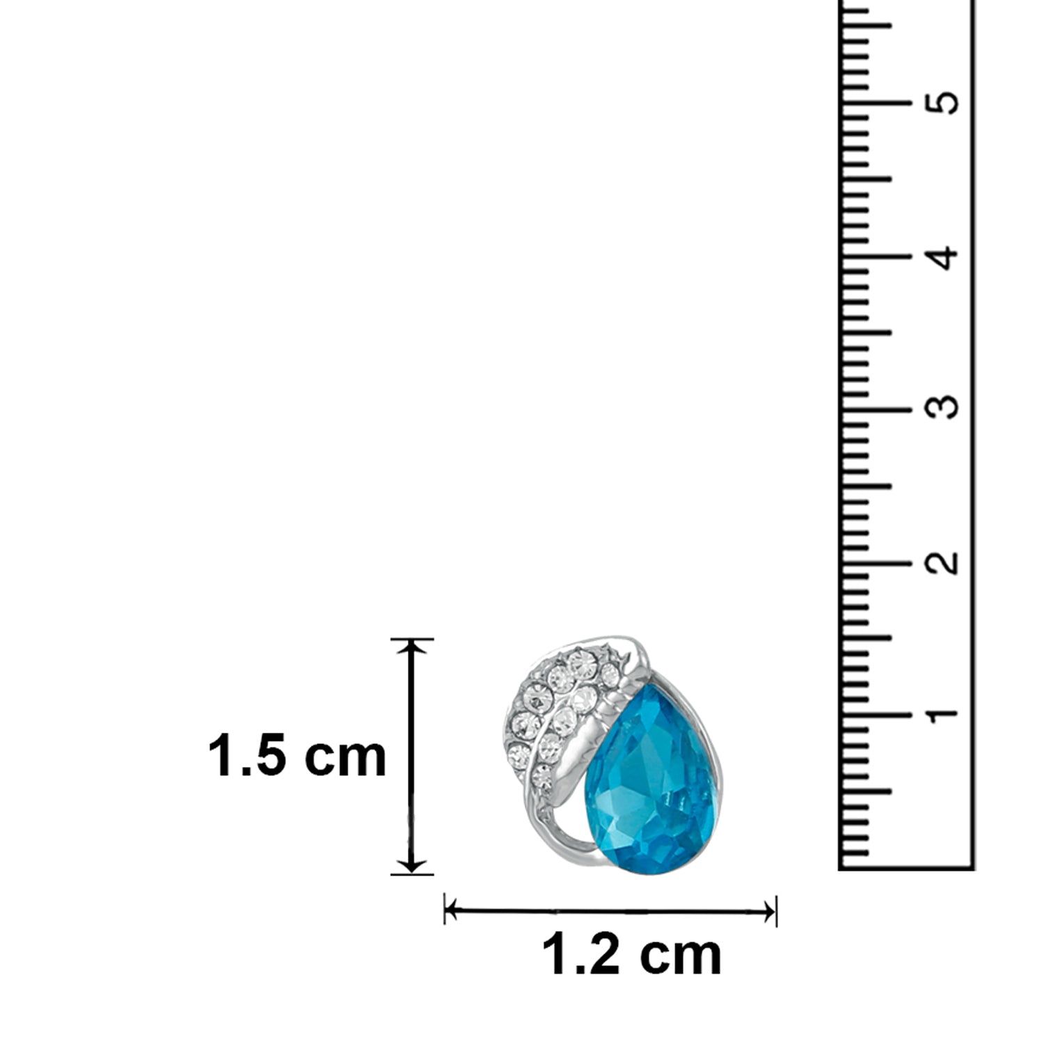 Tear Drop Crystal Earrings