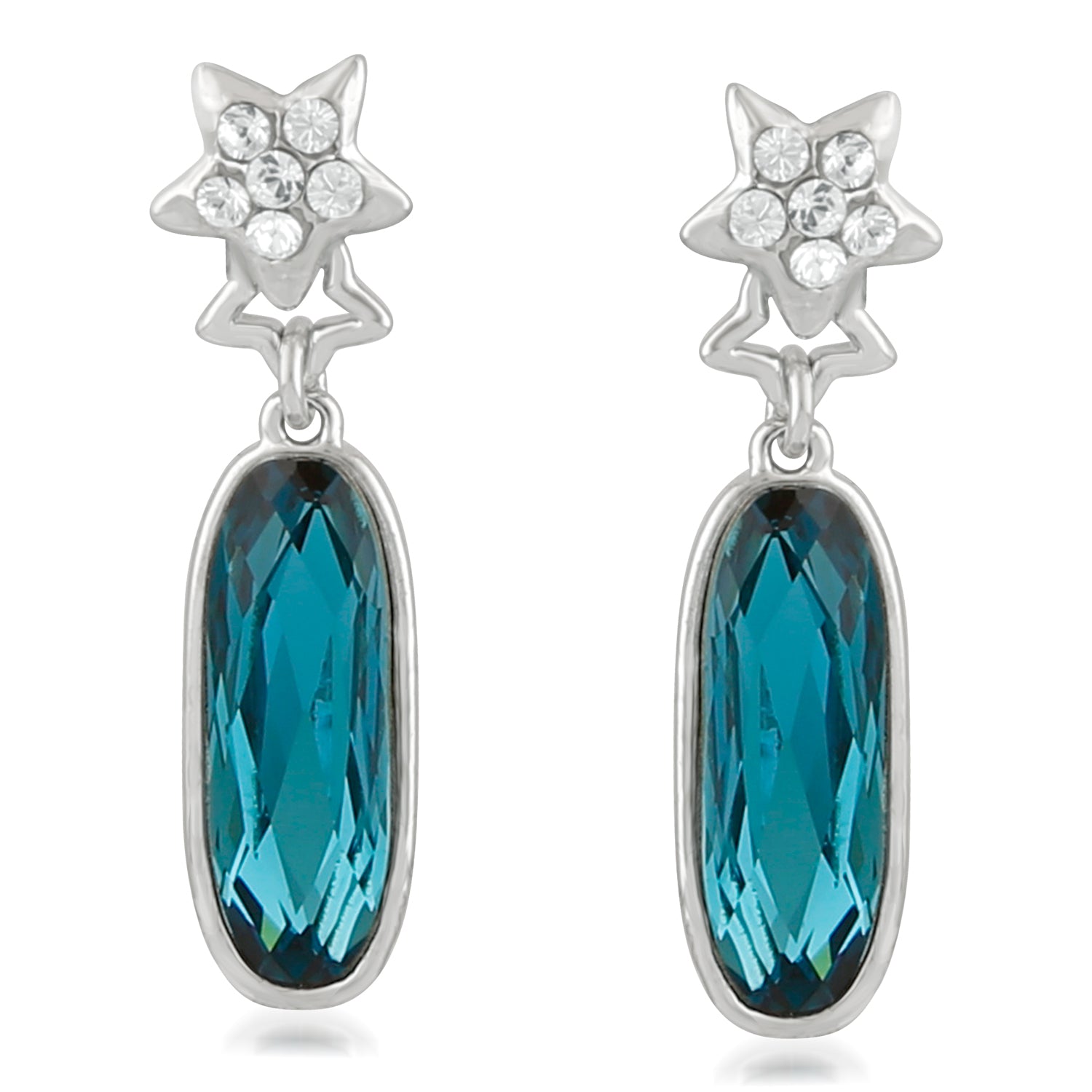 Sparkling Star Crystal Earrings