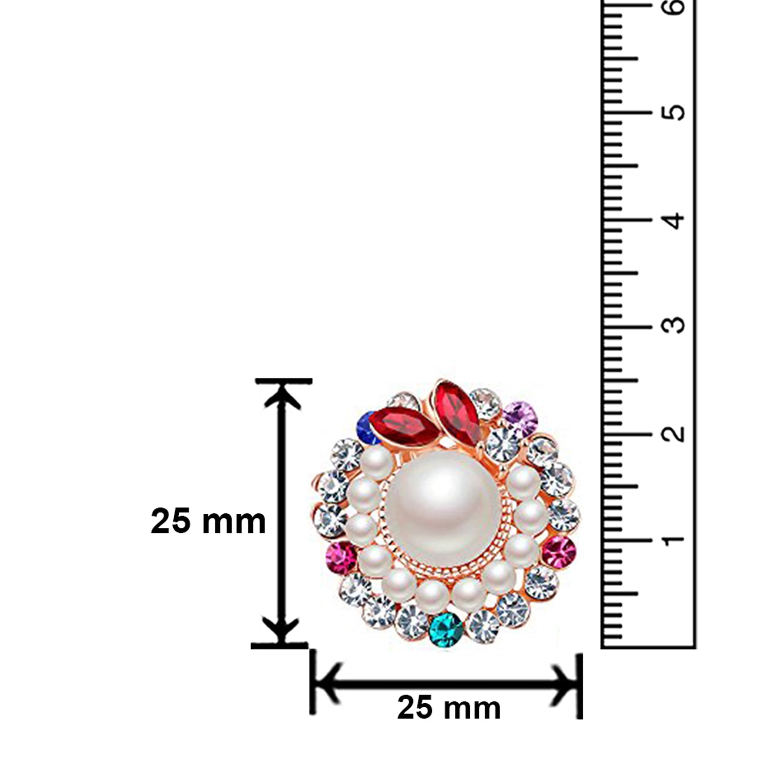 Sparkling Colors Flawless Pearl Designer Earrings