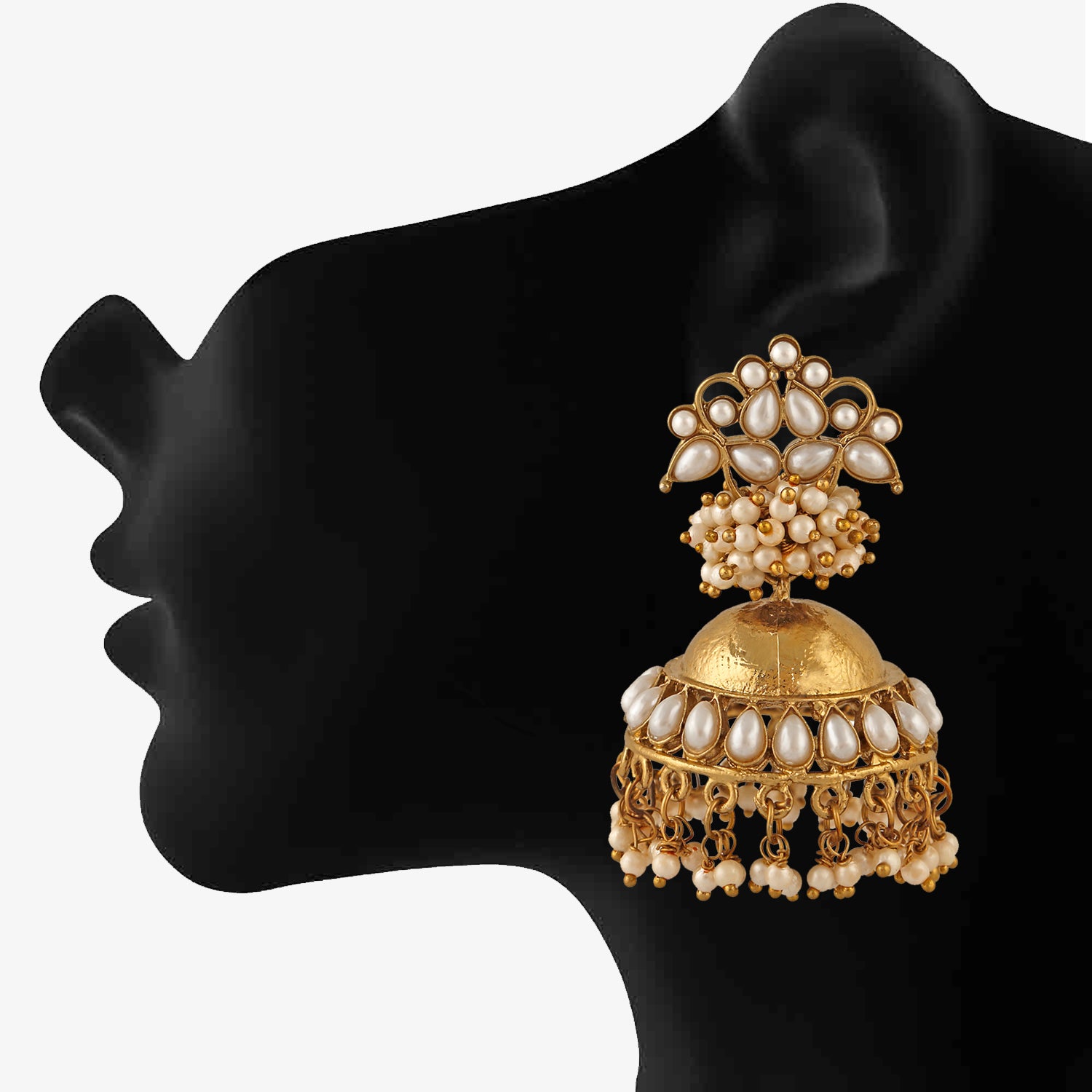 Combo of 2 Pairs of Traditional Round Circular Earrings