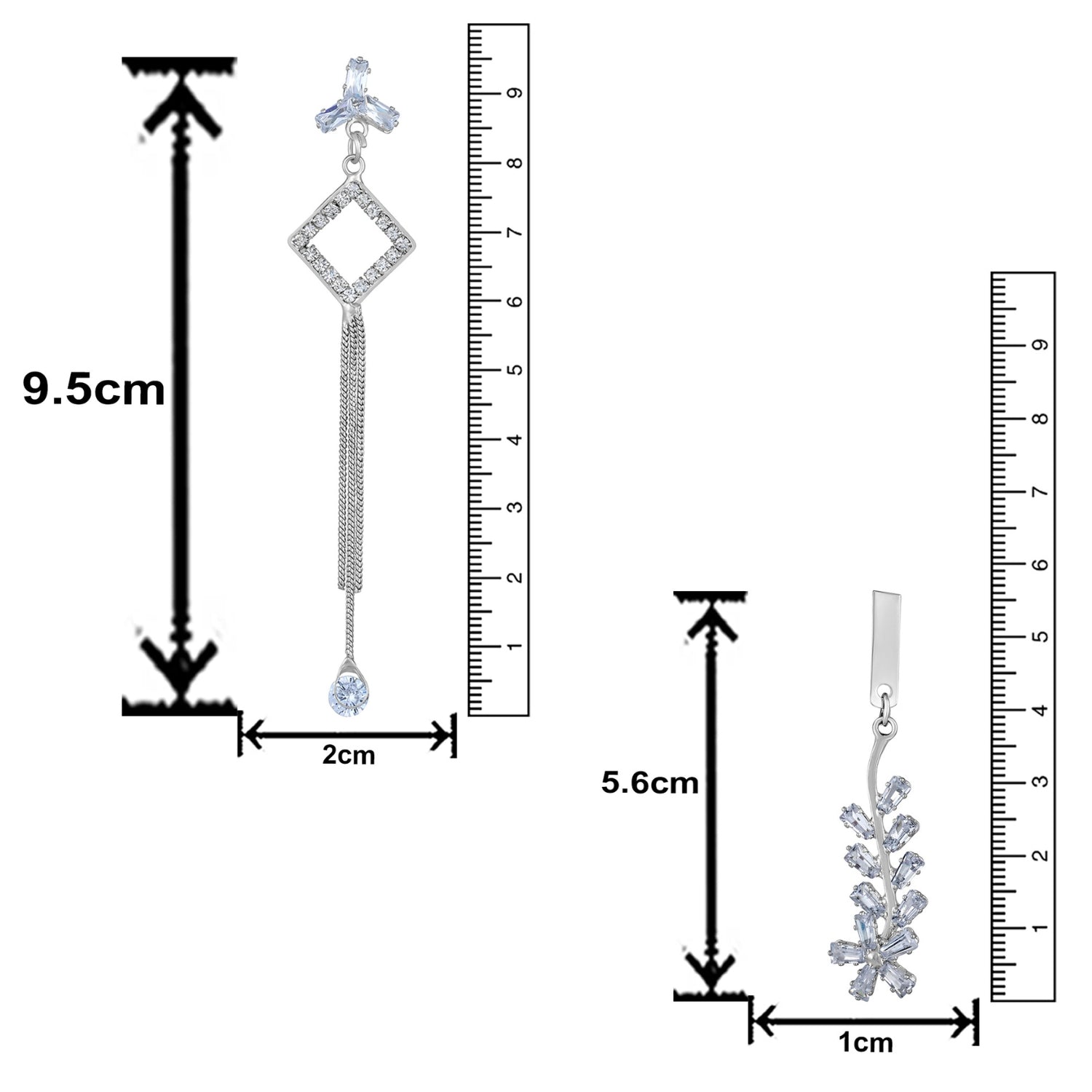 Combo of 2  Party Wear Earrings