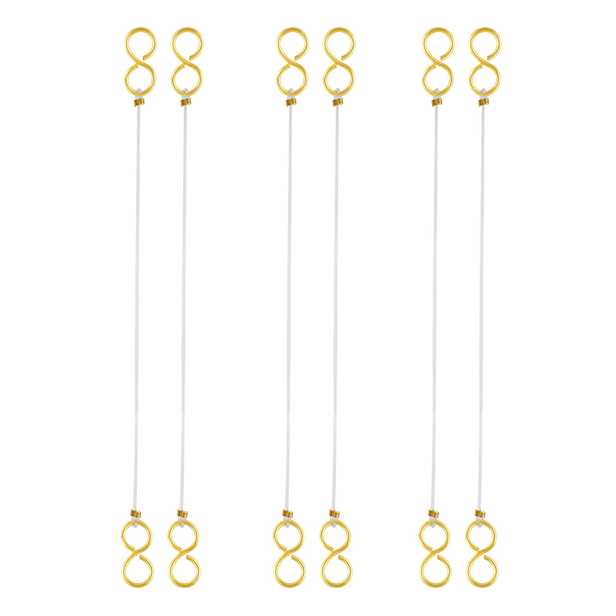 Transparent Heavy Earrings Support Ear Chains