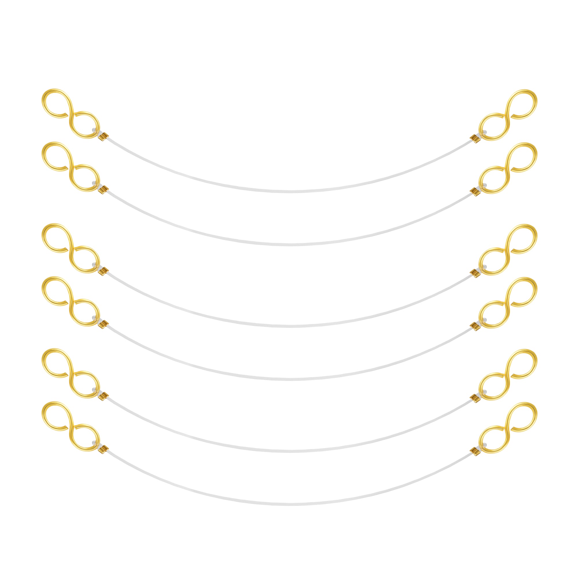 Transparent Heavy Earrings Support Ear Chains