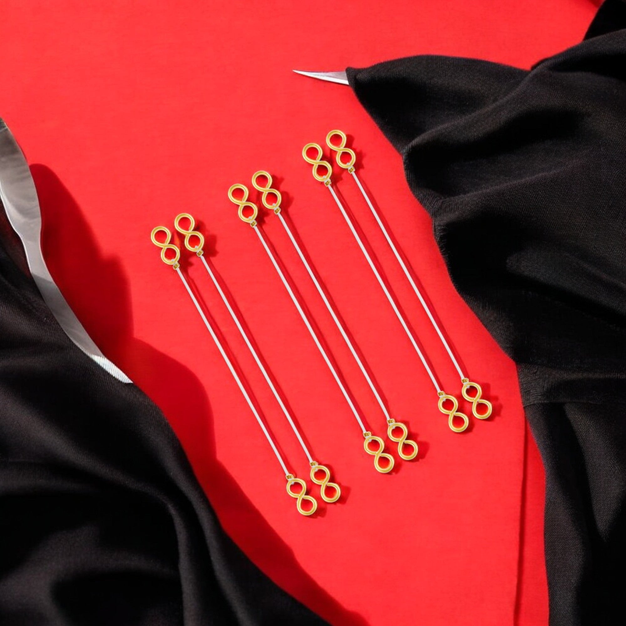 Transparent Heavy Earrings Support Ear Chains