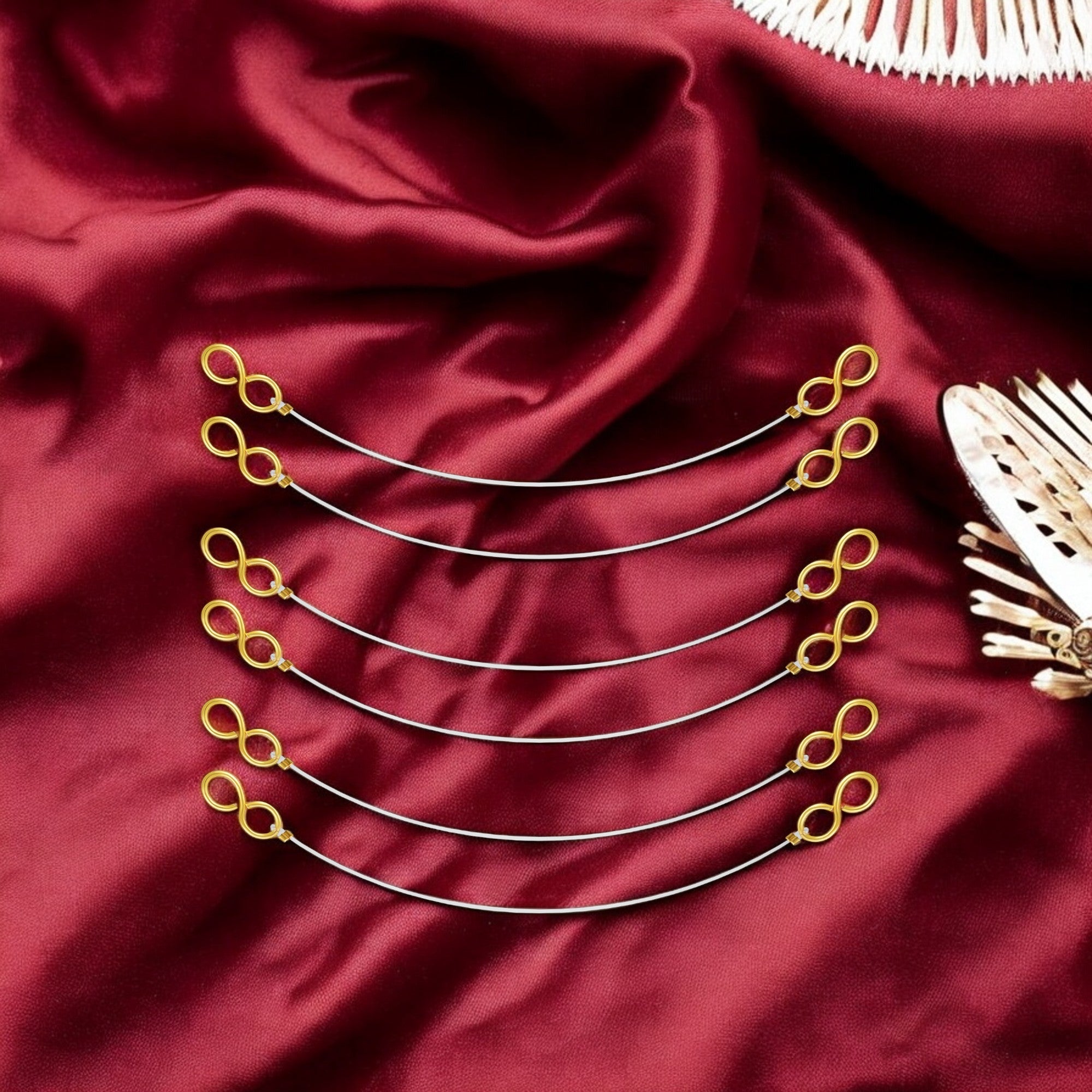 Transparent Heavy Earrings Support Ear Chains