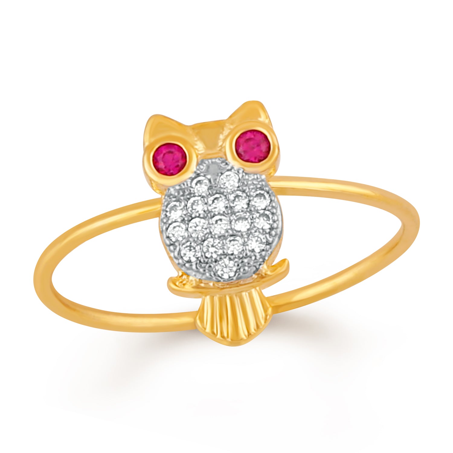 Nocturnal Owl Finger Ring
