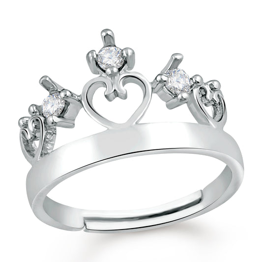 Exquisite Love Valentine Crystal Finger Ring