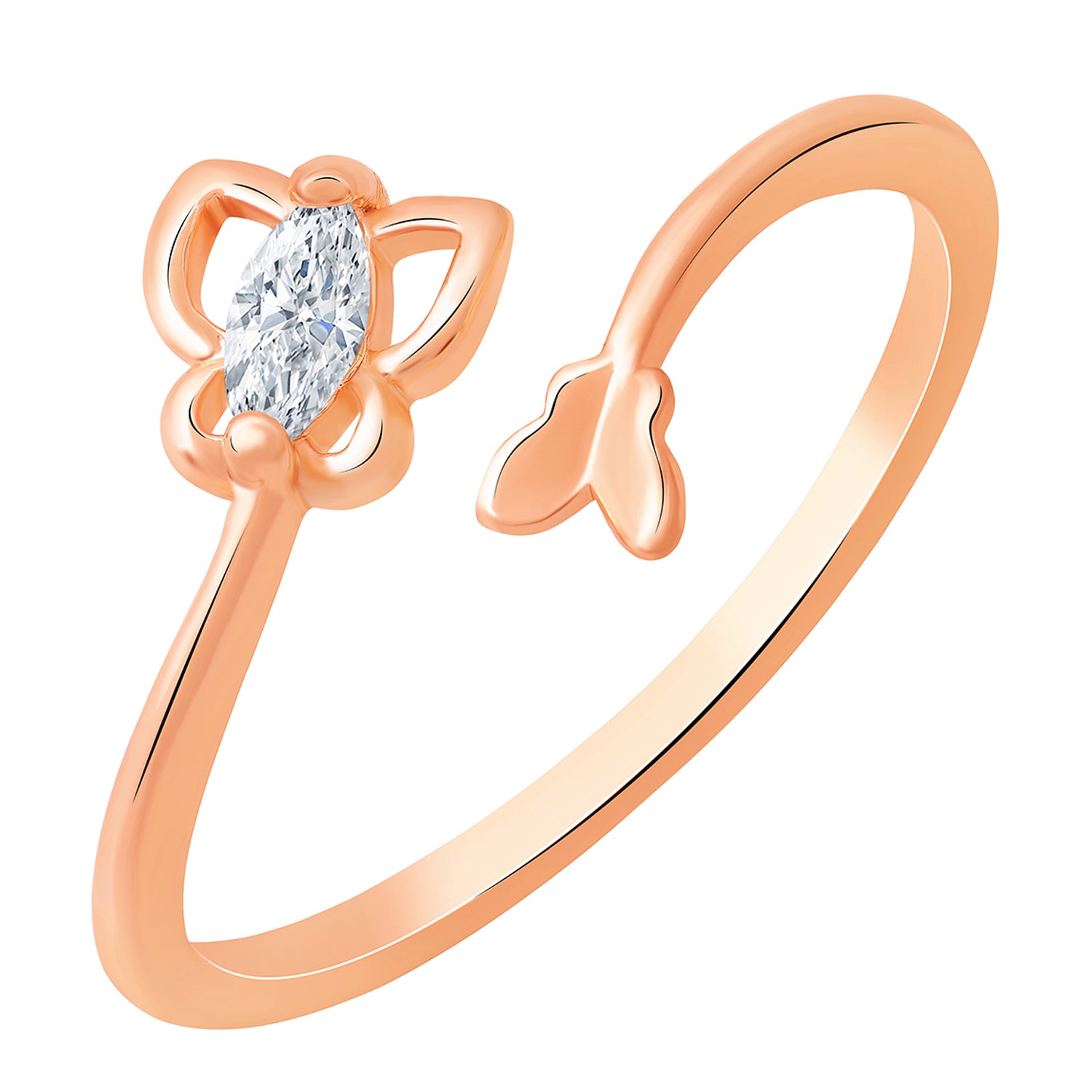 Butterfly Shape Adjustable Finger Ring