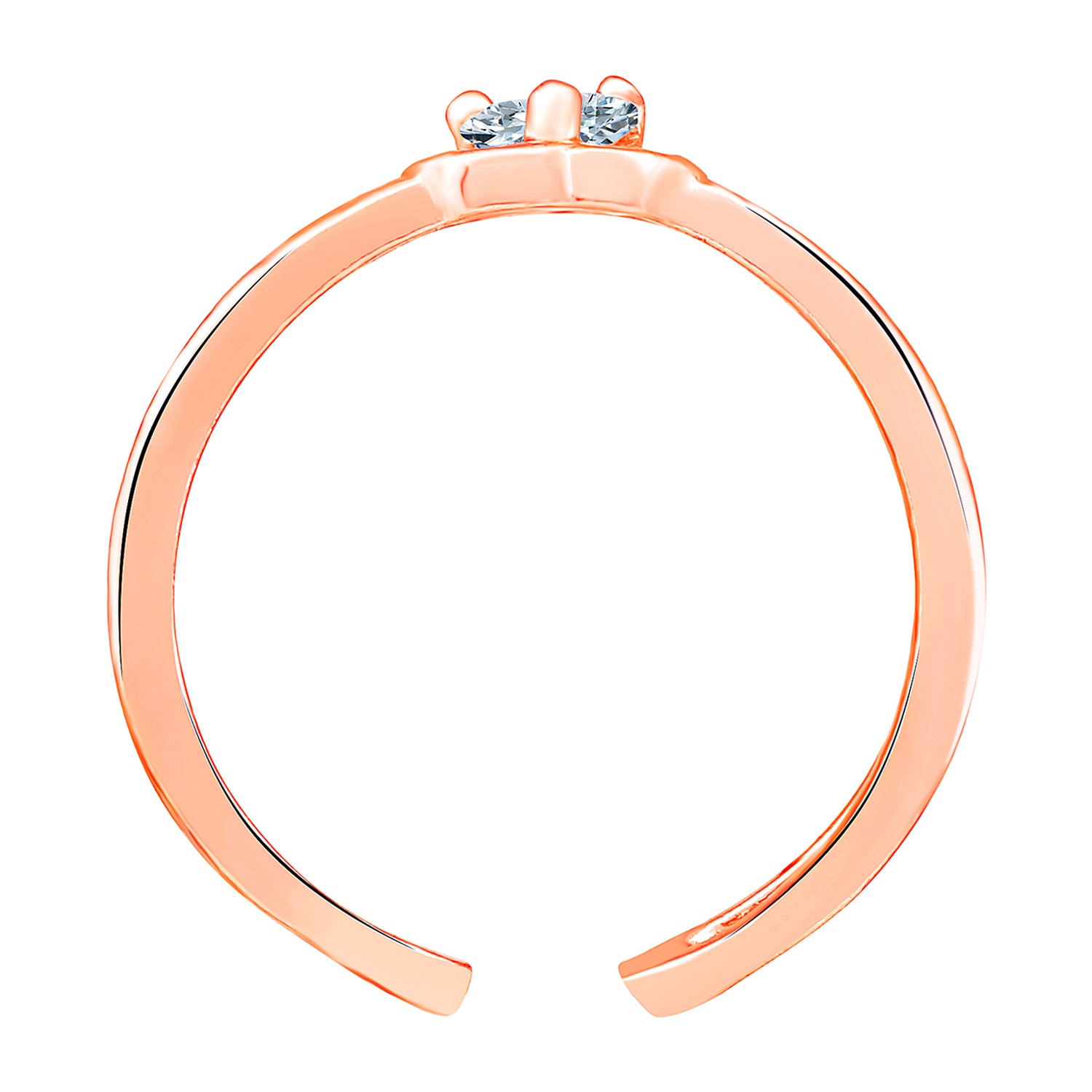 Heart and Eyes Shaped Adjustable Finger Ring