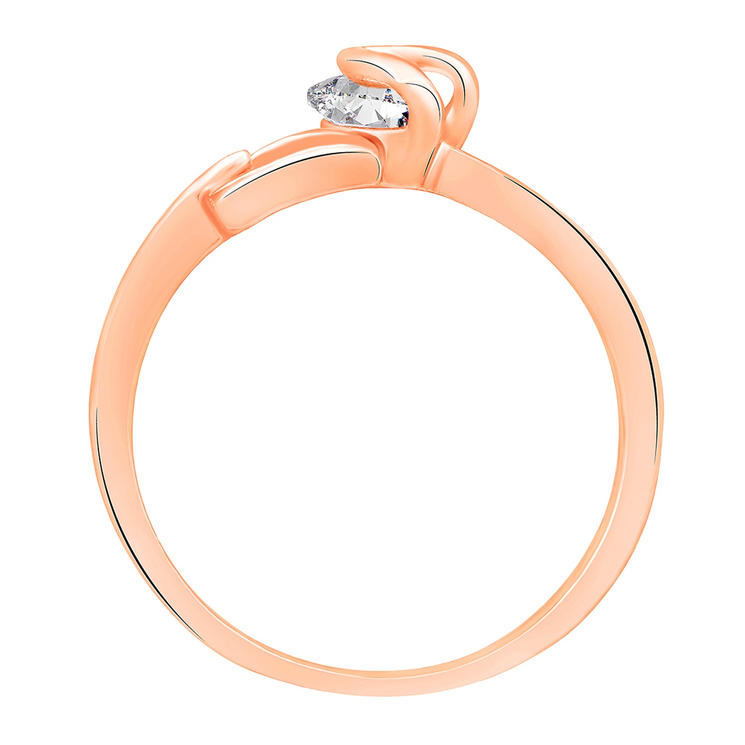 Leaf Shaped Adjustable Finger Ring