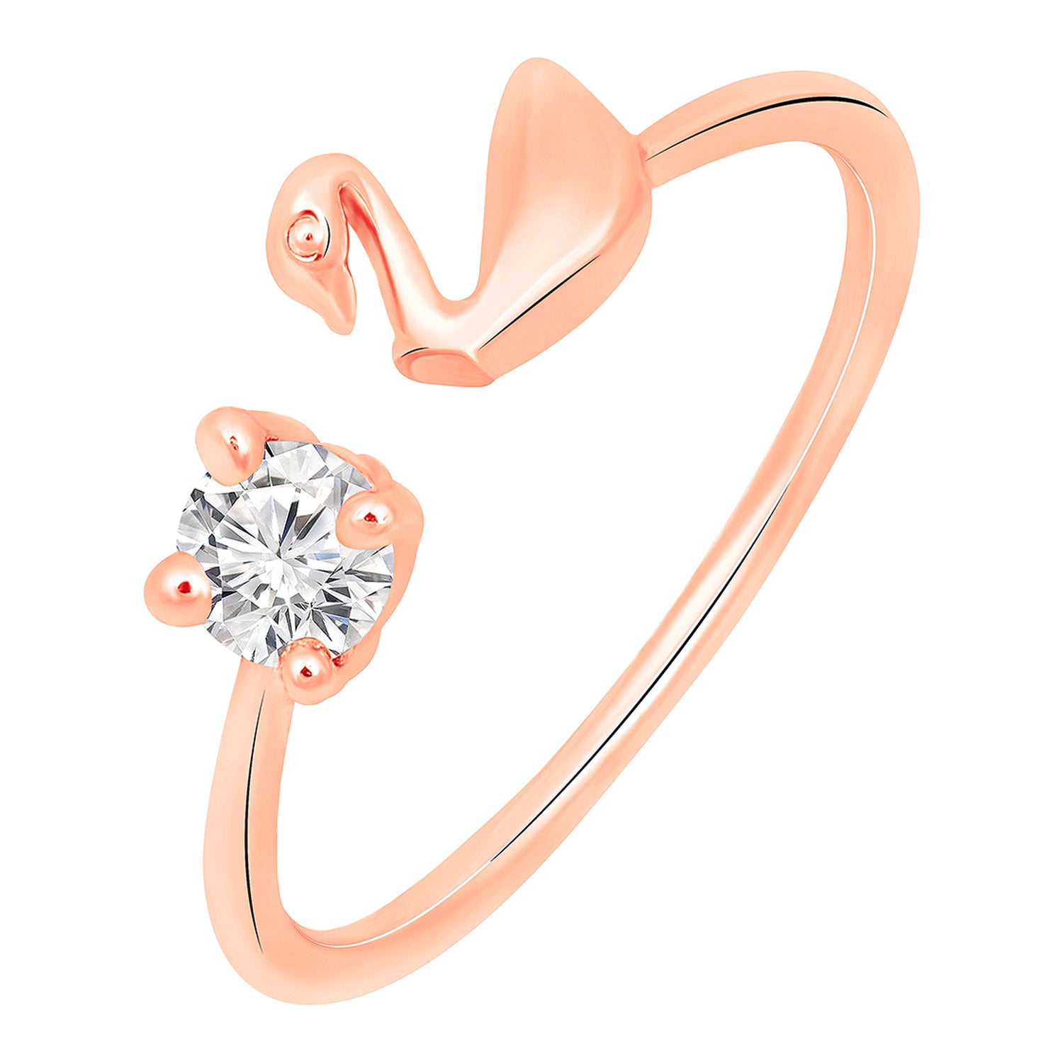 Duck Shaped Adjustable Finger Ring