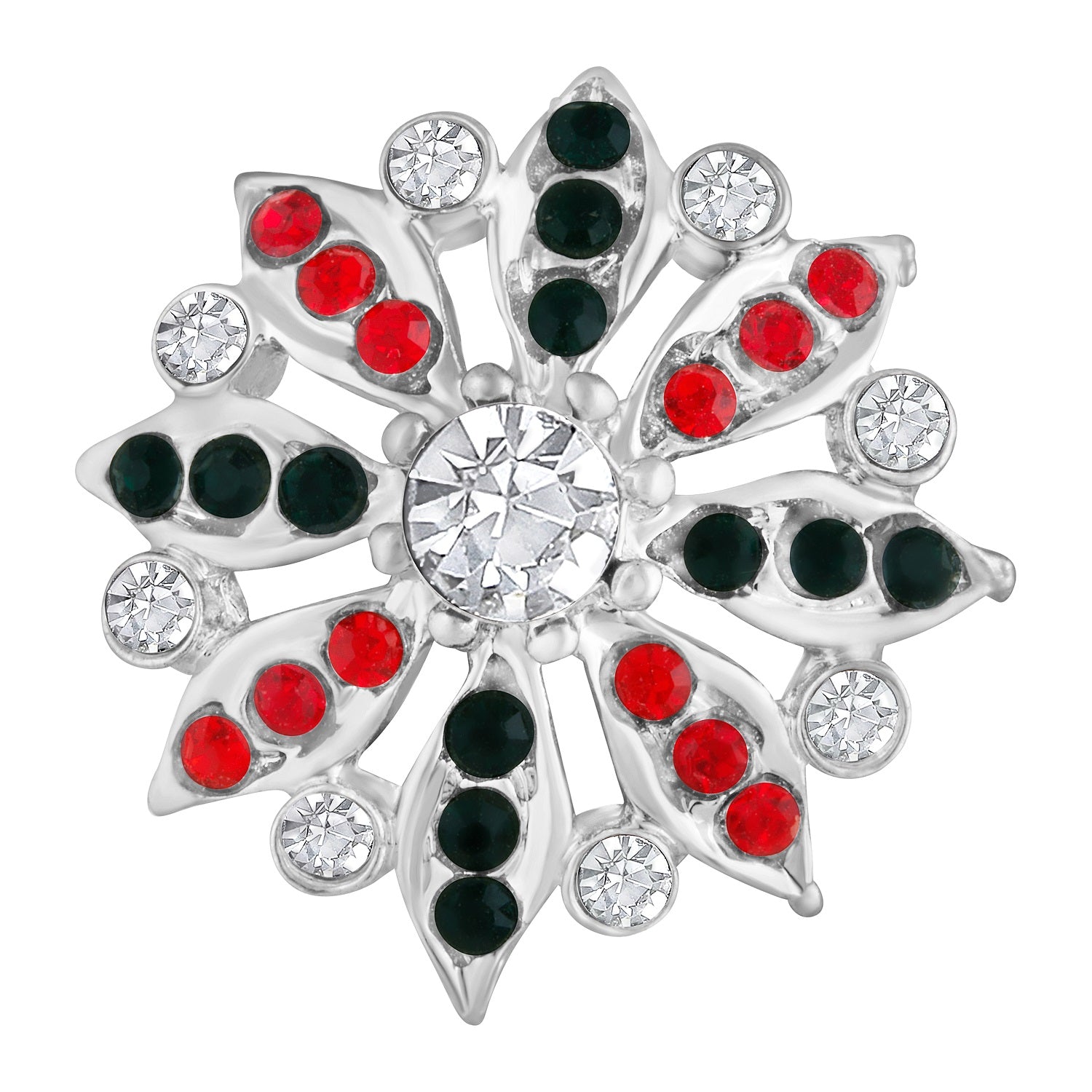 Round Shape Floral Adjustable Finger Ring