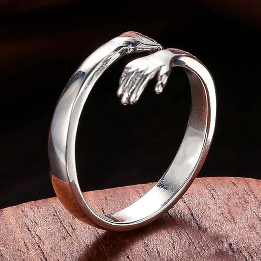 Exclusive Closed Hand Hug Ring
