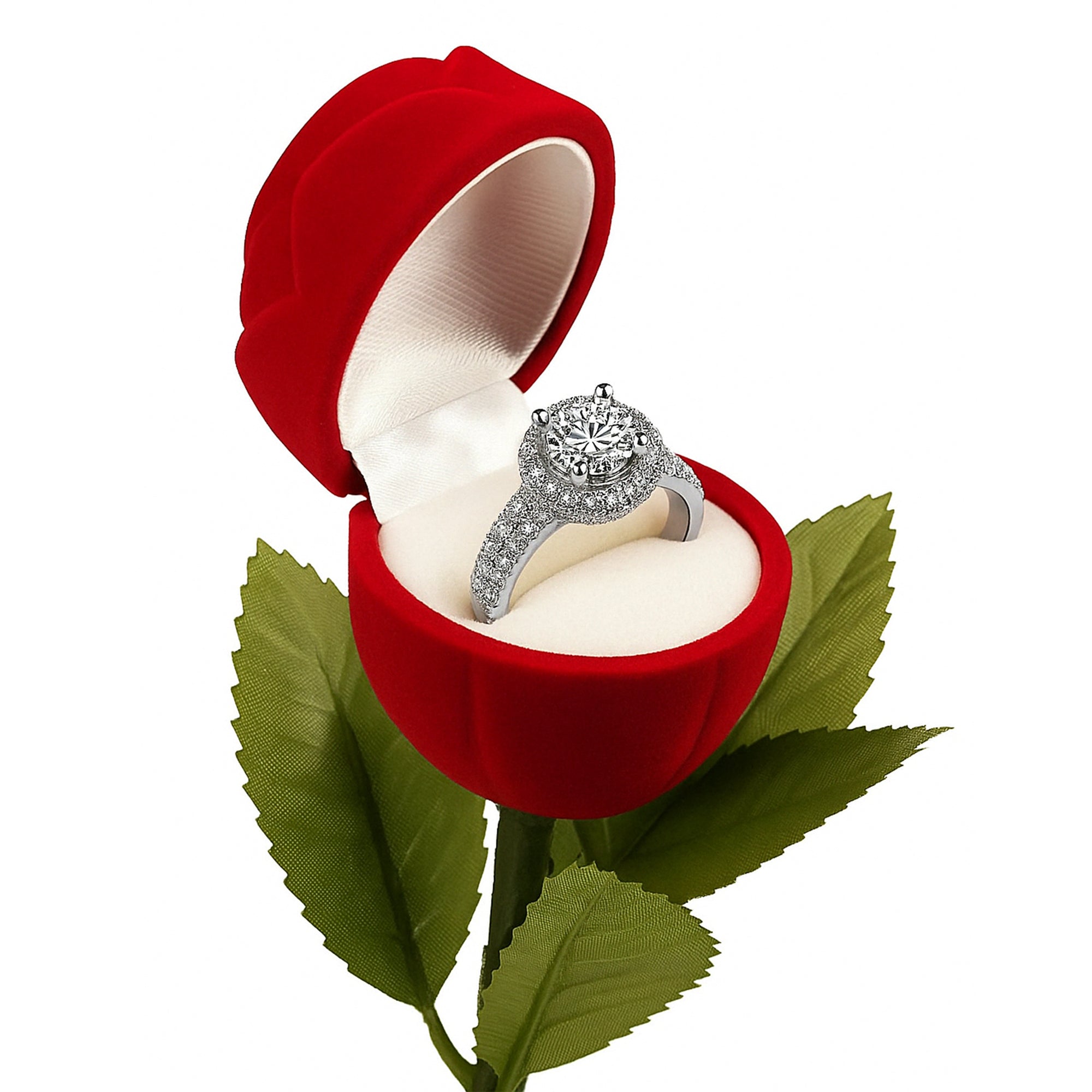Exclusive Crown ,Hug Disigner Finger Rings with Rose Box