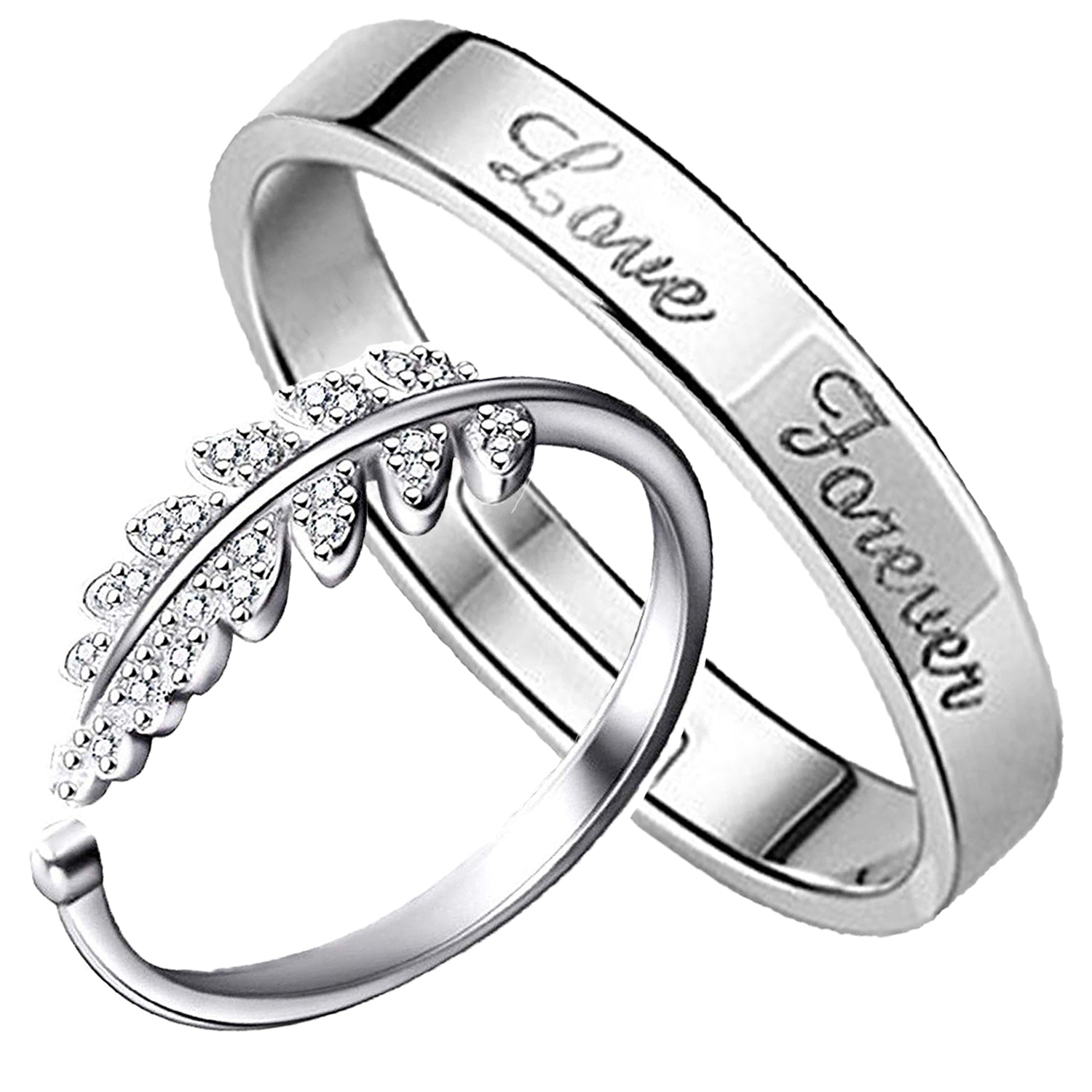 Valentine Gift Couple Ring Set