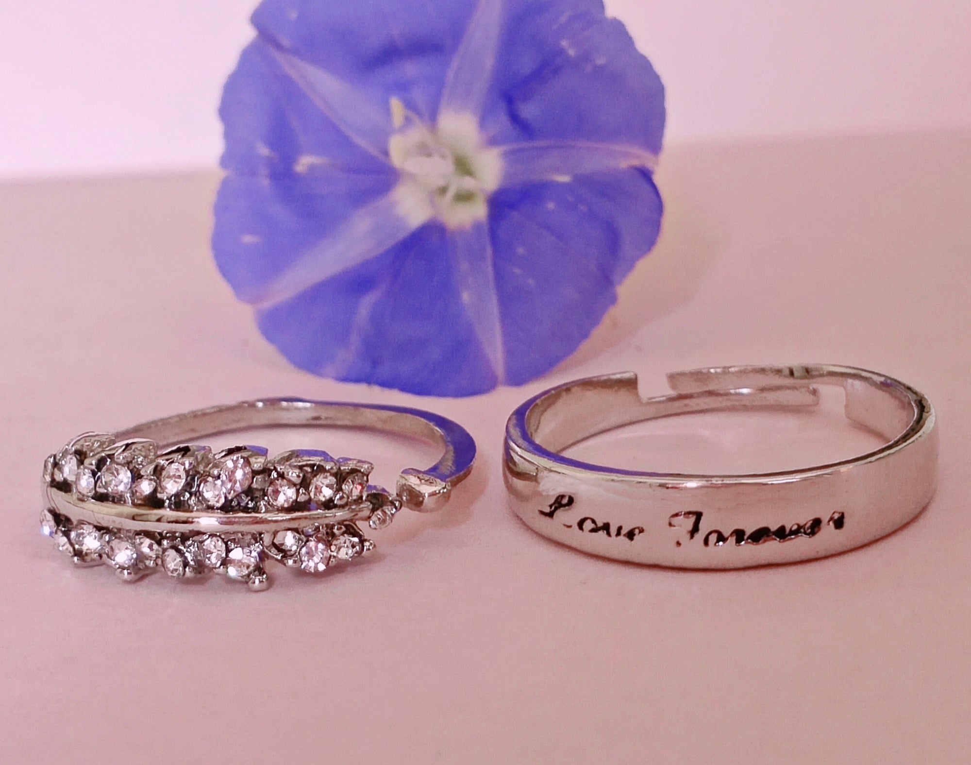 Valentine Gift Couple Ring Set