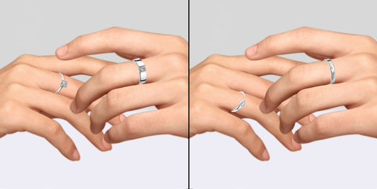 Combo of Proposal Adjustable Couple Ring