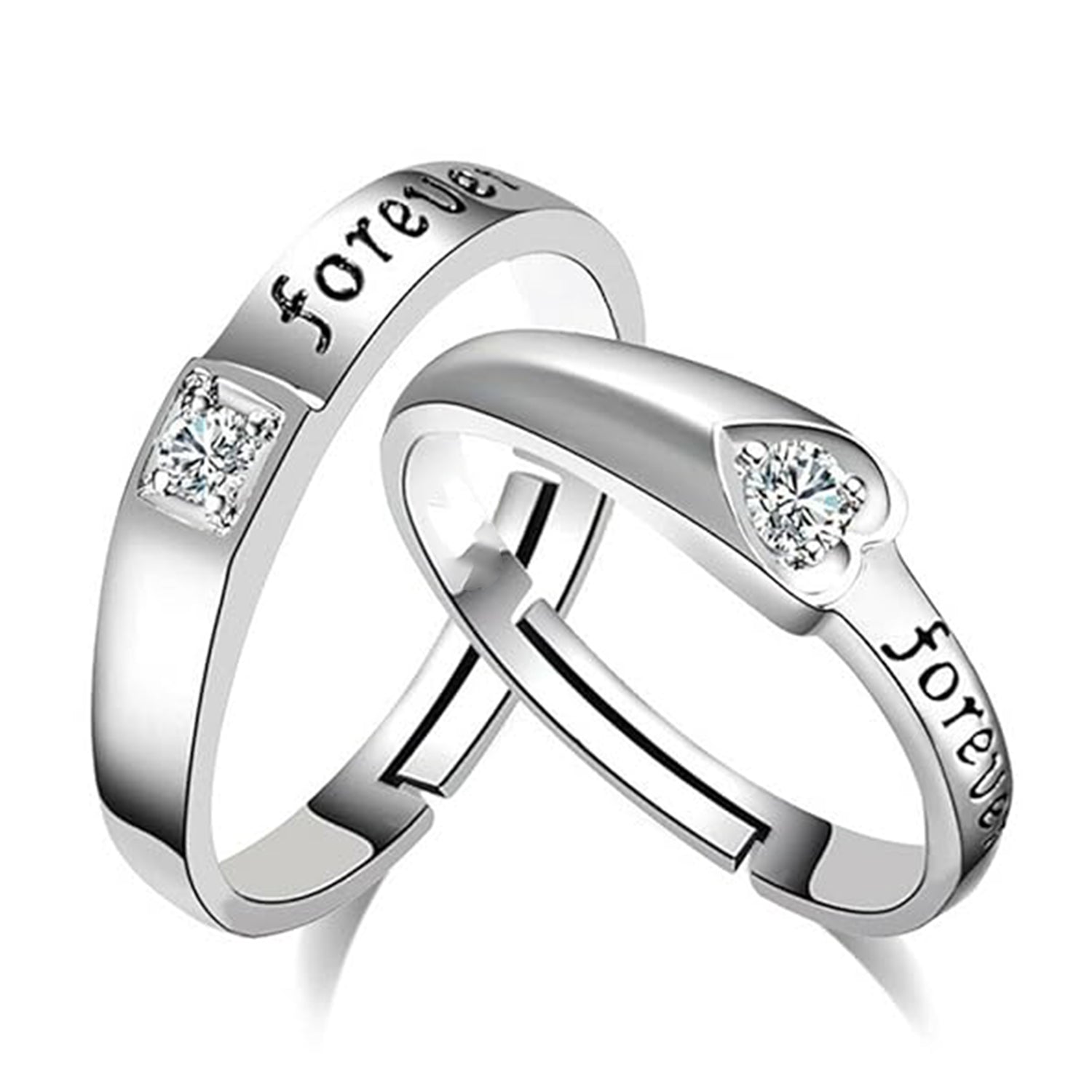 Forever Together Couple Ring Set