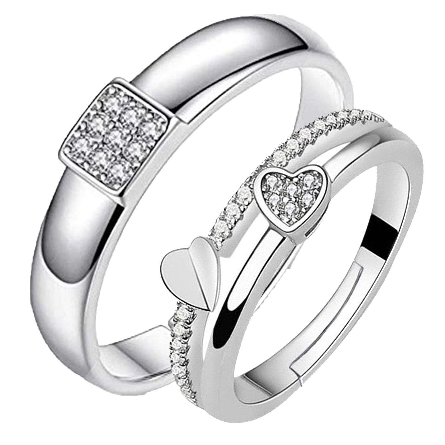 Forever Together Couple Ring Set