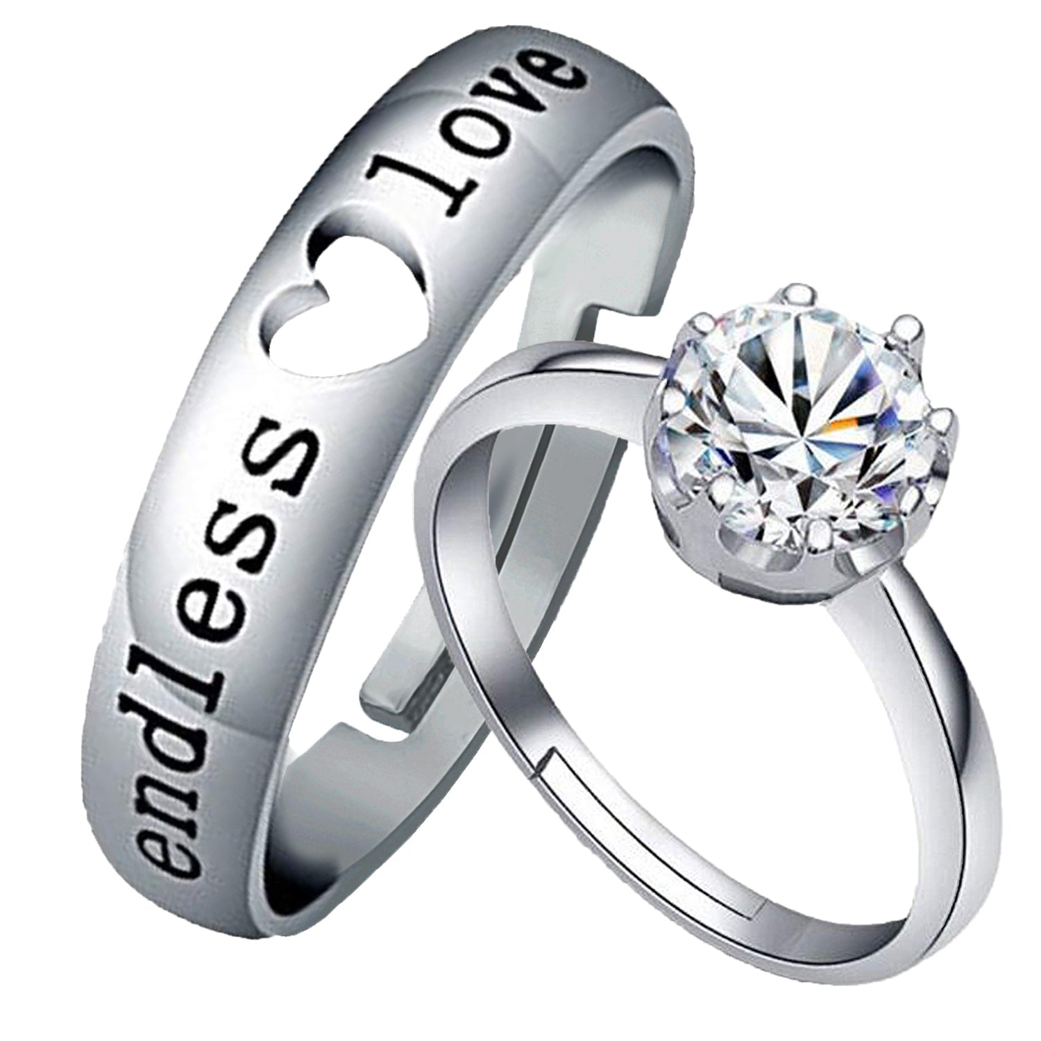 Eternal Love Couple Ring set