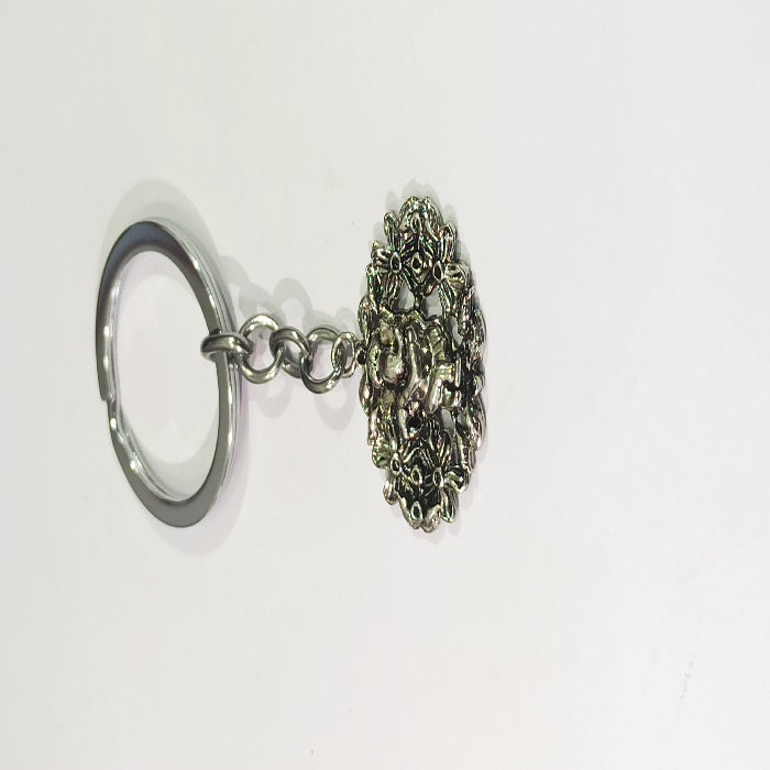 Silver Vighnaharta Lord Ganesha Keychain