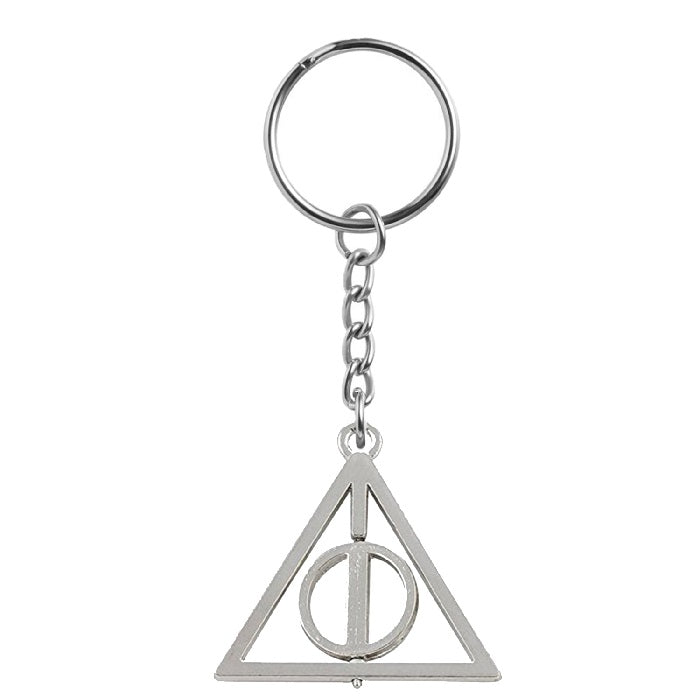 Hollywood Inspired Deathly Hallows Keychain