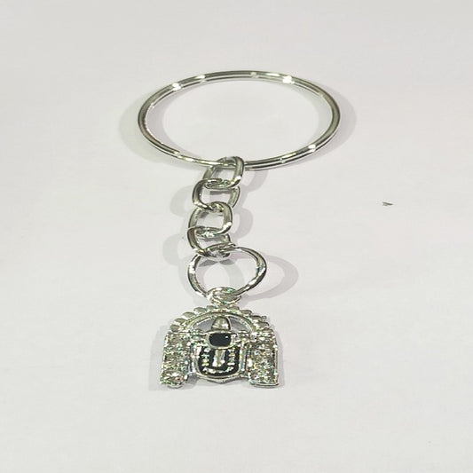 Black and Silver Key Chains for Women