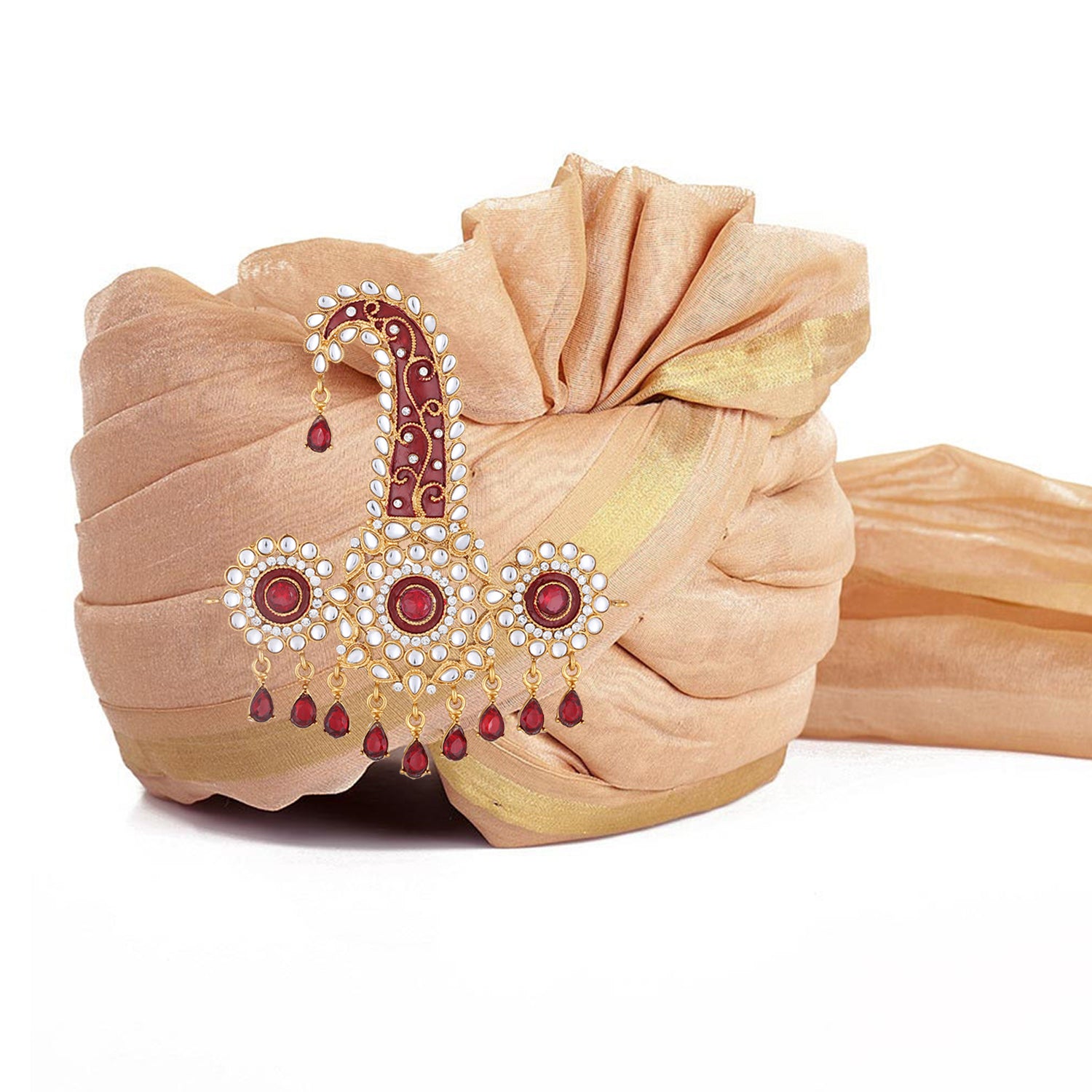 Perfect Safa Kalangi Brooch for Men